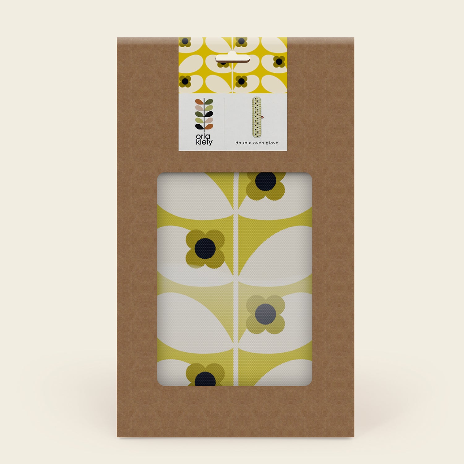Orla Kiely Double Oven Glove - Wild Rose Stem 2 Shaws Department Stores