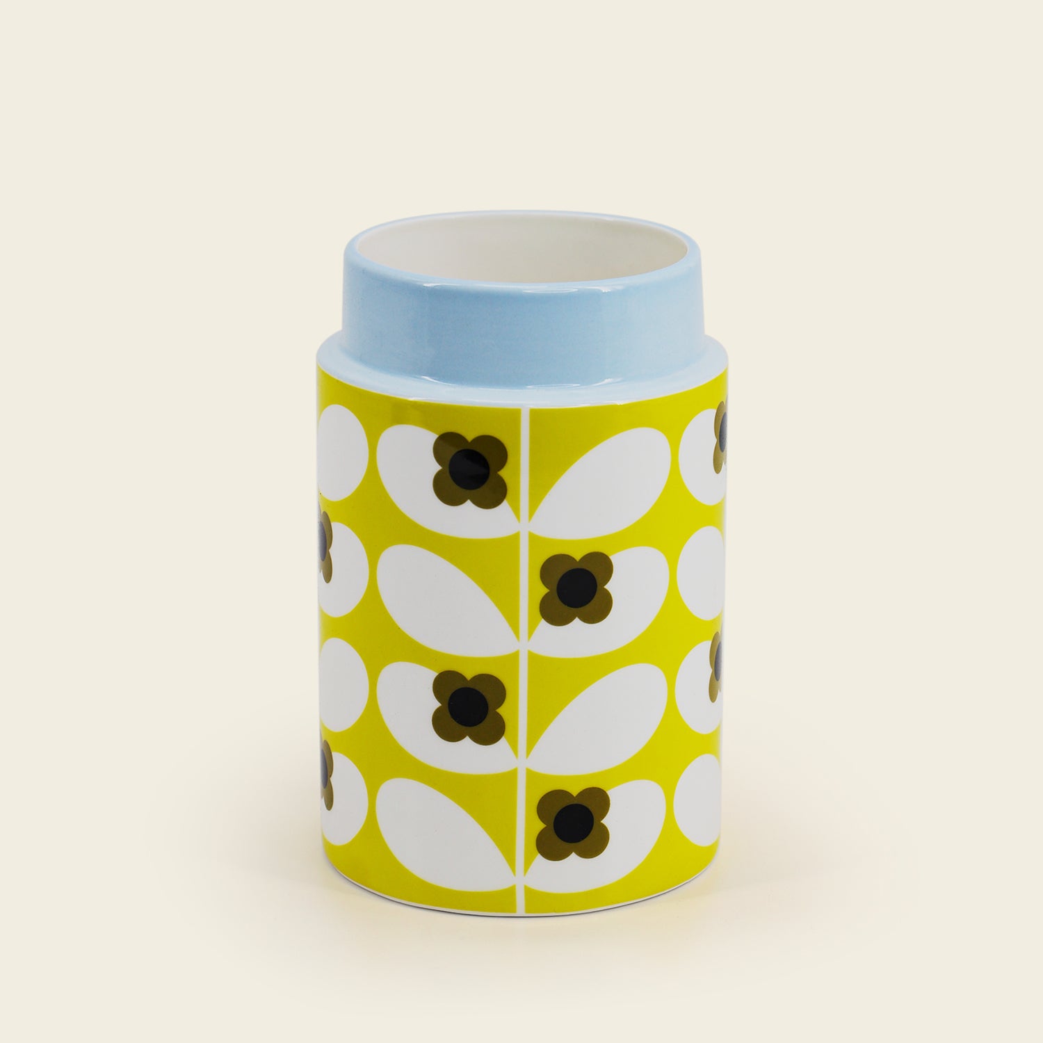 Orla Kiely Utensil Pot - Wild Rose Stem Dandelion 1 Shaws Department Stores
