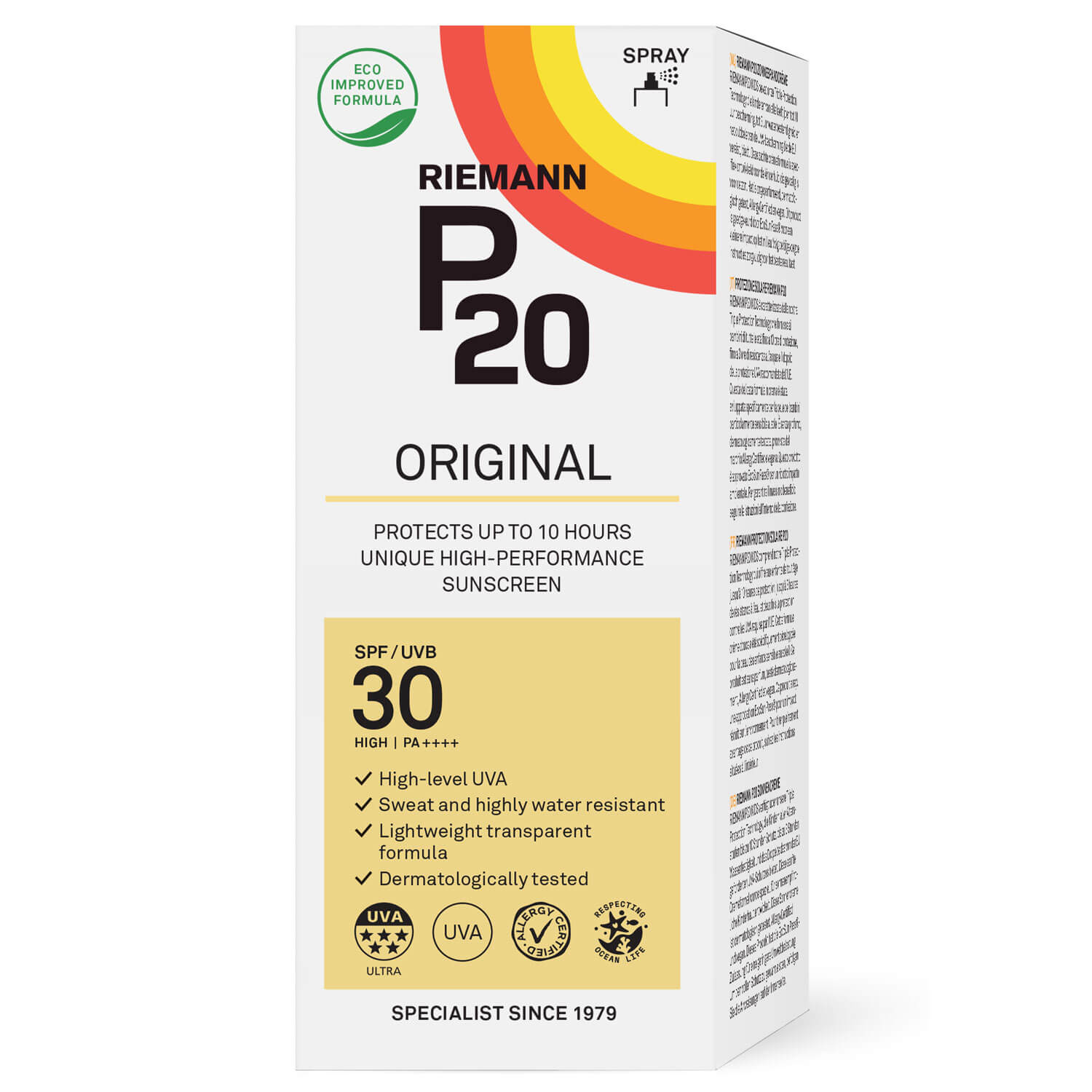 P20 Sun Protection SPF30 Spray 175ml 3 Shaws Department Stores