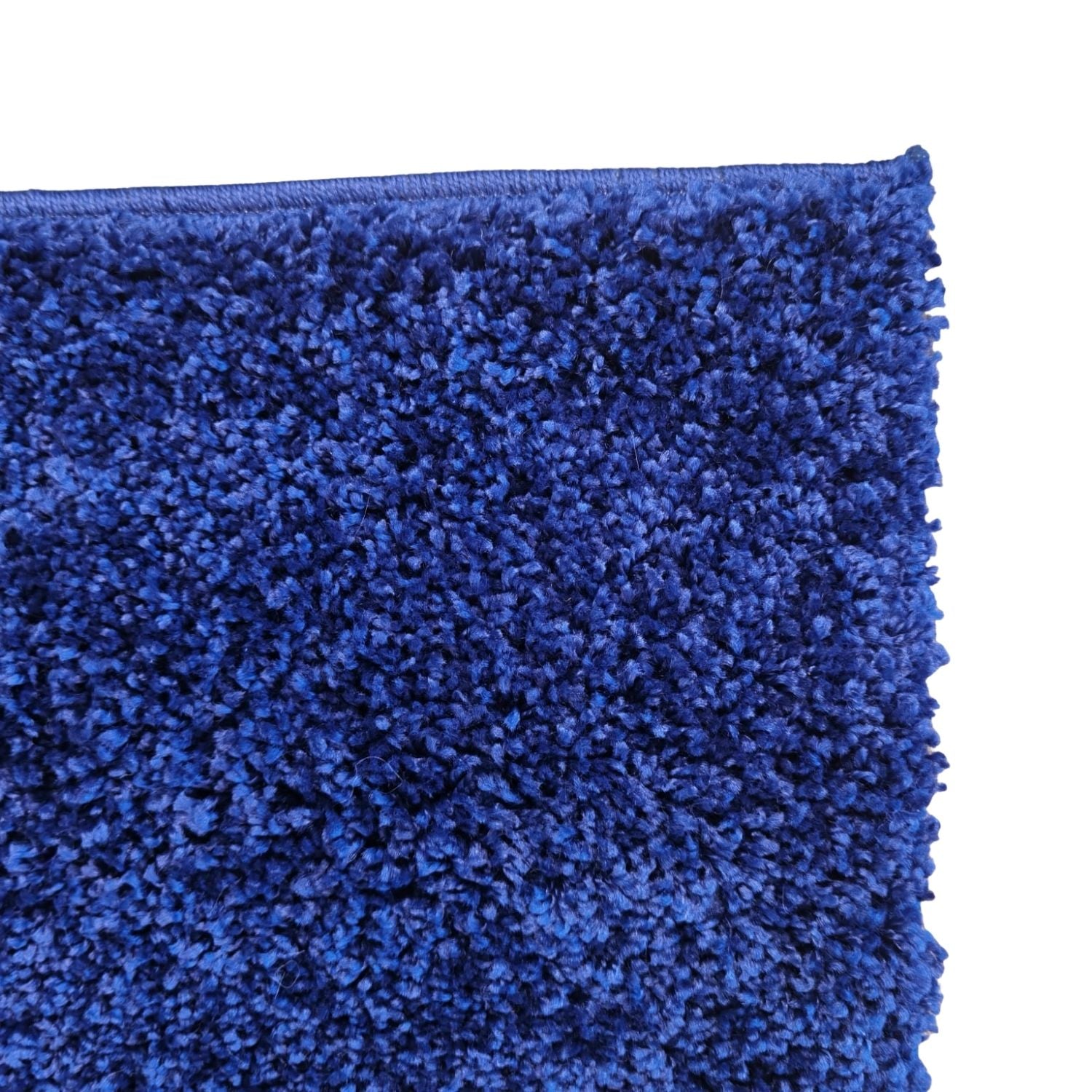The Rug House Paros Plain Shaggy Rug - Navy 3 Shaws Department Stores