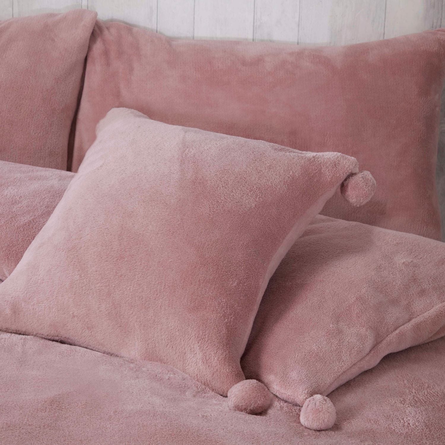 The Home Bedroom Pom Pom Cushion 1 Shaws Department Stores