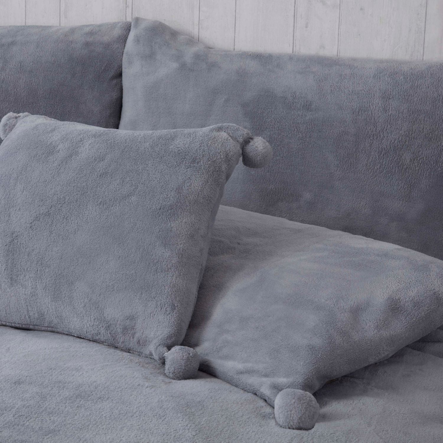 The Home Bedroom Pom Pom Cushion 1 Shaws Department Stores