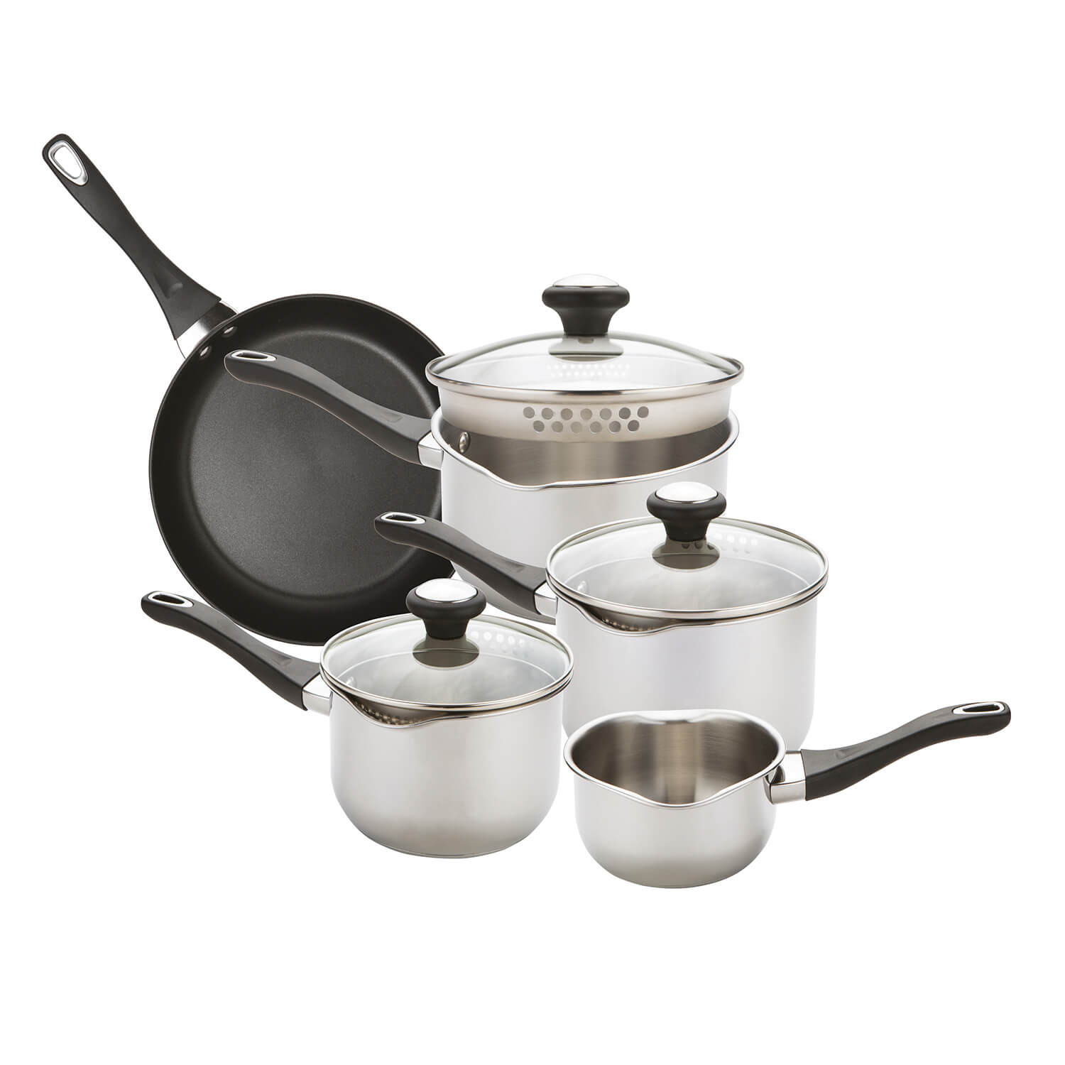 Prestige 5 Piece Saucepan Set 1 Shaws Department Stores