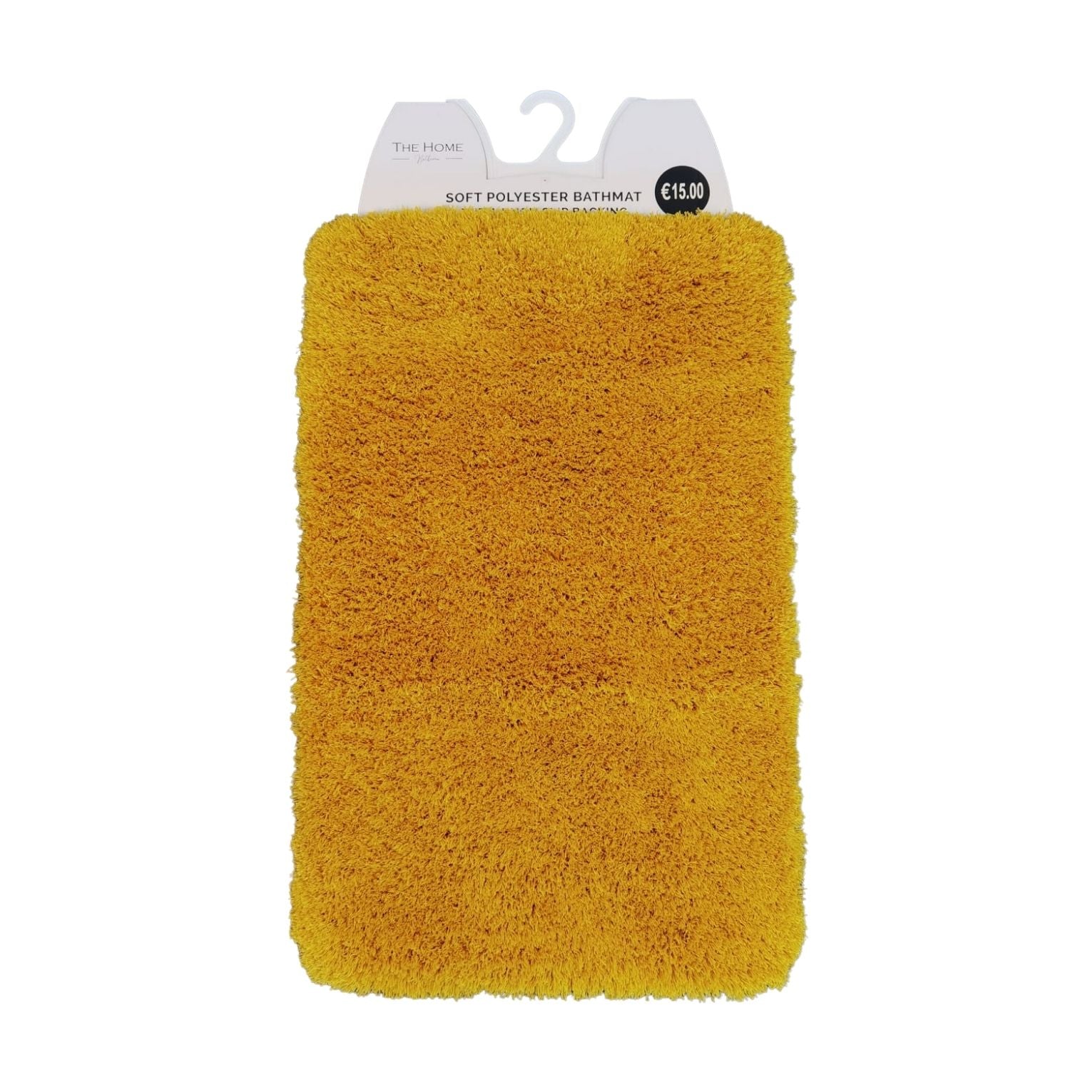 The Home Bathroom Soft Polyester Bath Mat - Ochre 1 Shaws Department Stores
