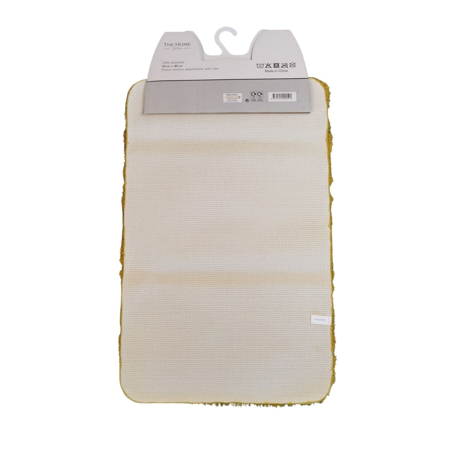 The Home Bathroom Soft Polyester Bath Mat - Ochre 4 Shaws Department Stores