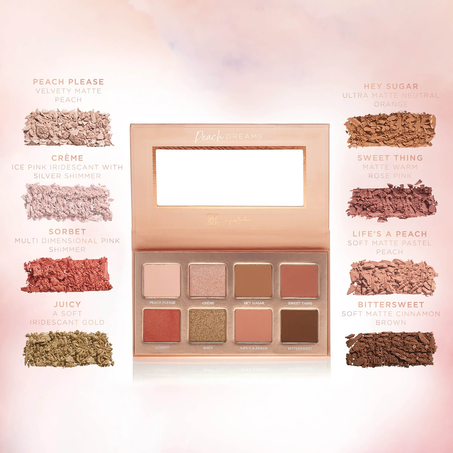 Sosu Peach Dreams Eyeshadow Palette 2 Shaws Department Stores