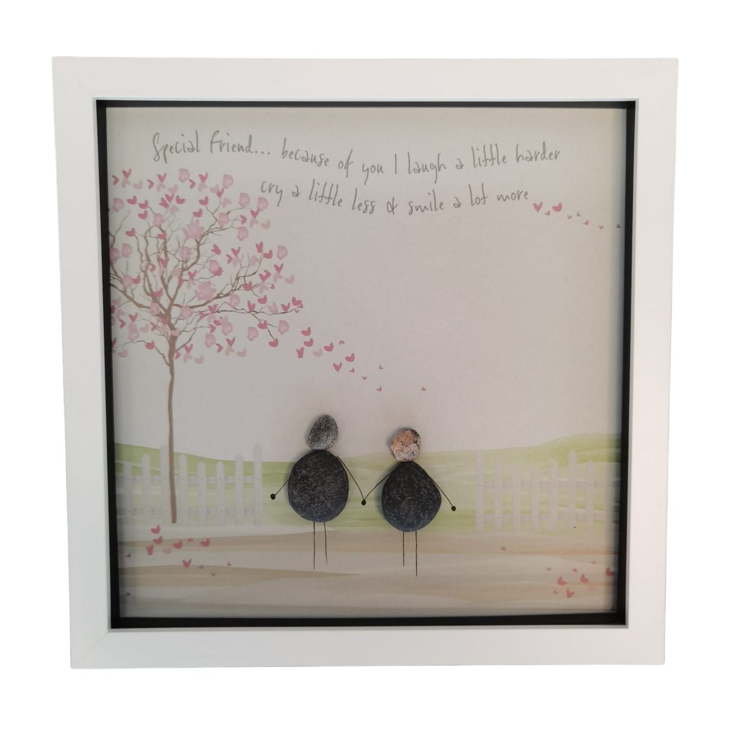 La De Da Special Friend…Because Of You - 43x43cm - White 1 Shaws Department Stores