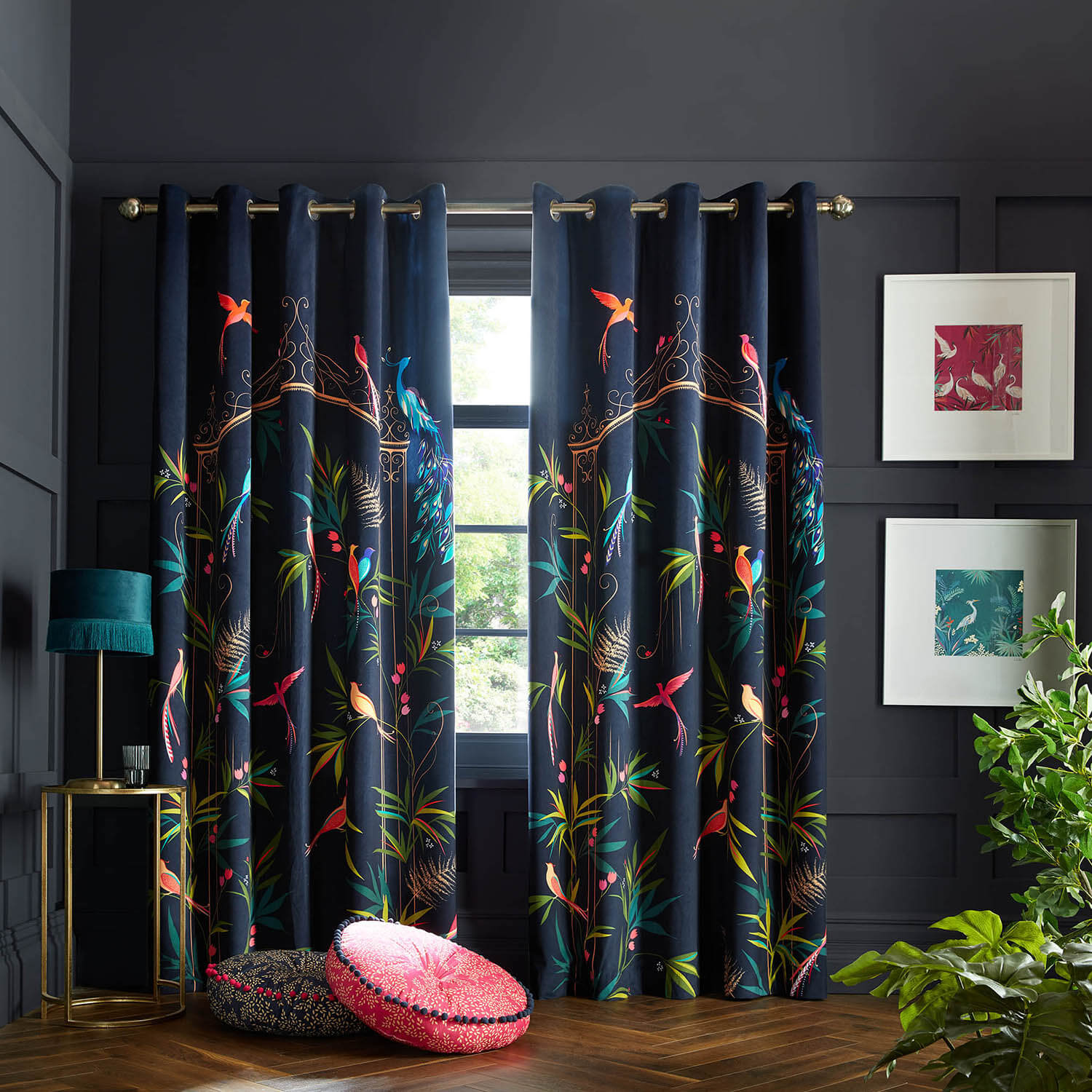 Sara Miller Enchanted Gate Readymade Curtain Pair 1 Shaws Department Stores