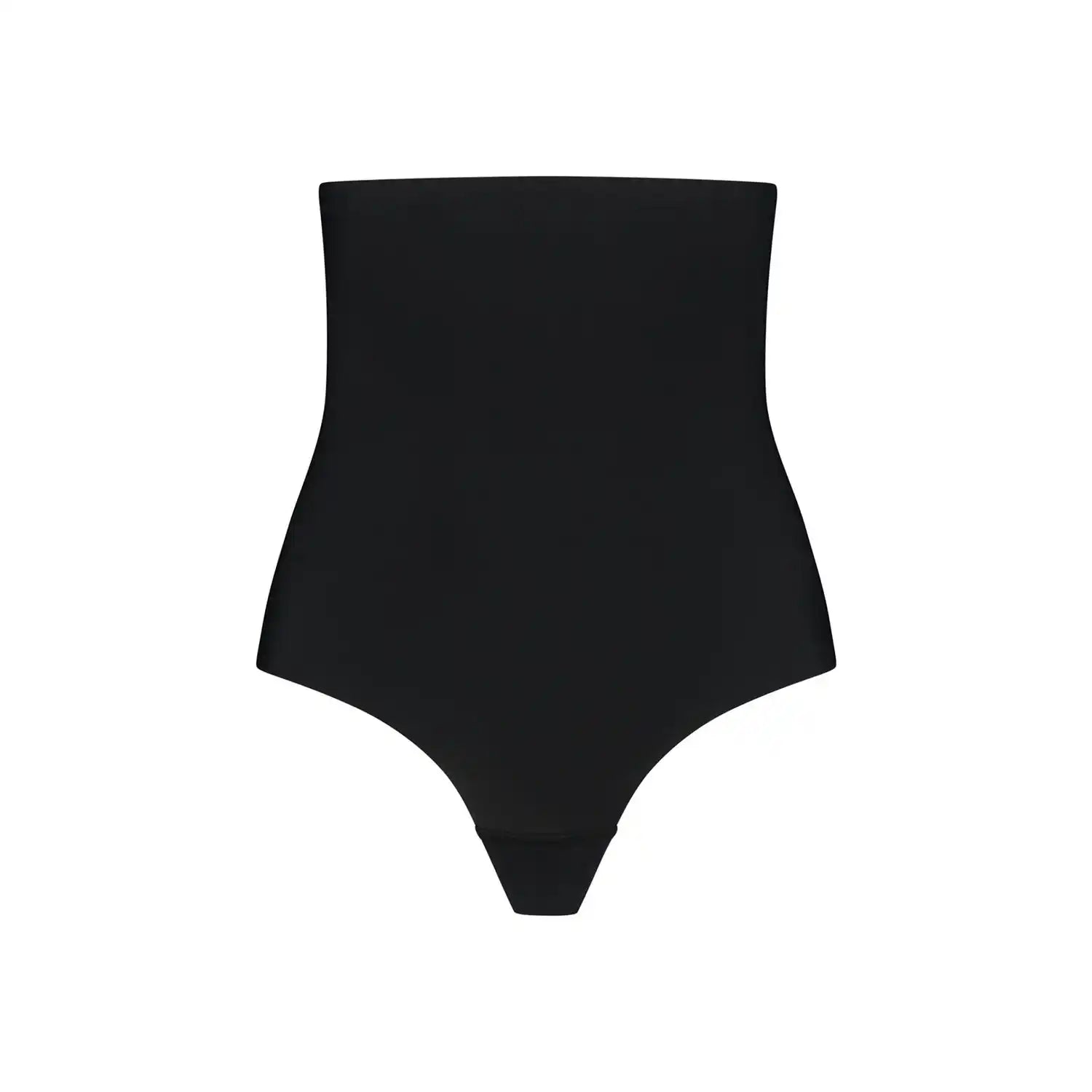 Bye Bra Sculpting High Waist Thong - Black 1 Shaws Department Stores