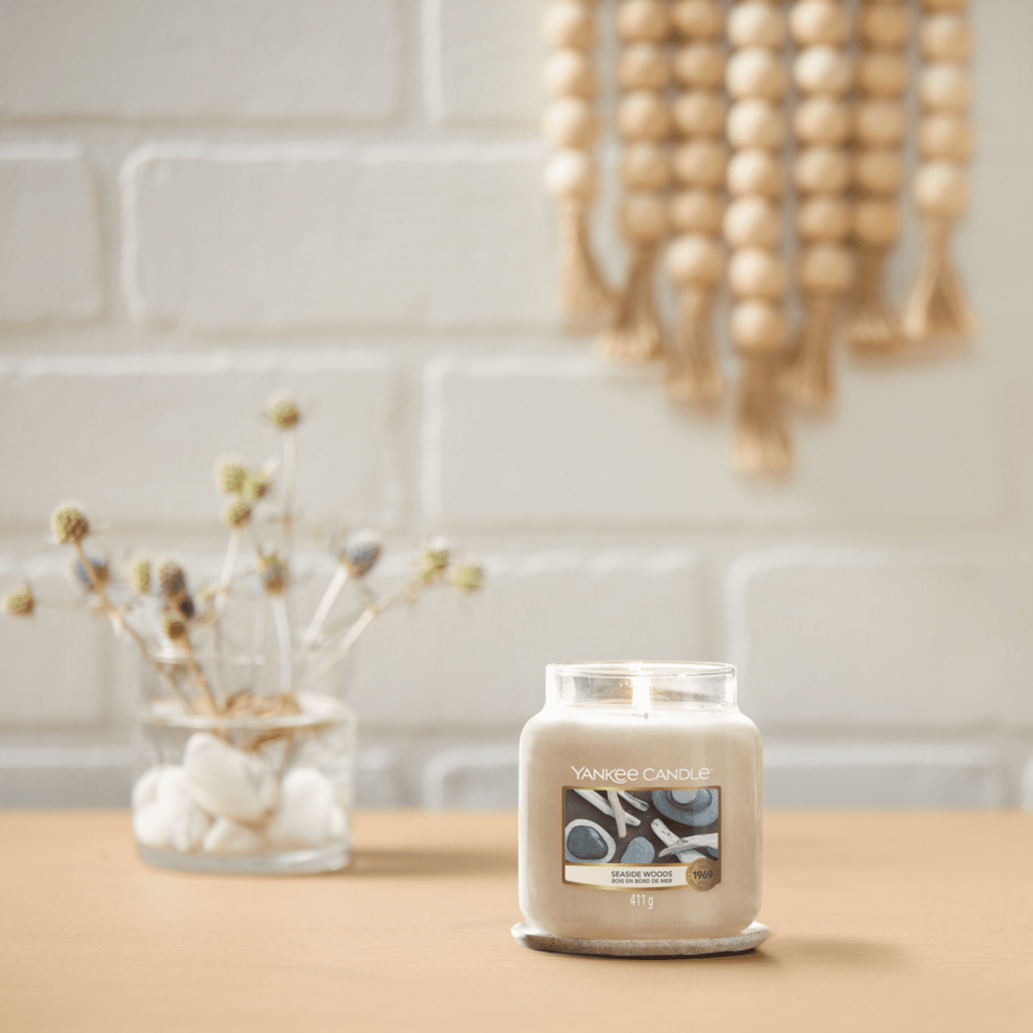 Yankee Candle Medium Jar - Seaside Woods 1 Shaws Department Stores