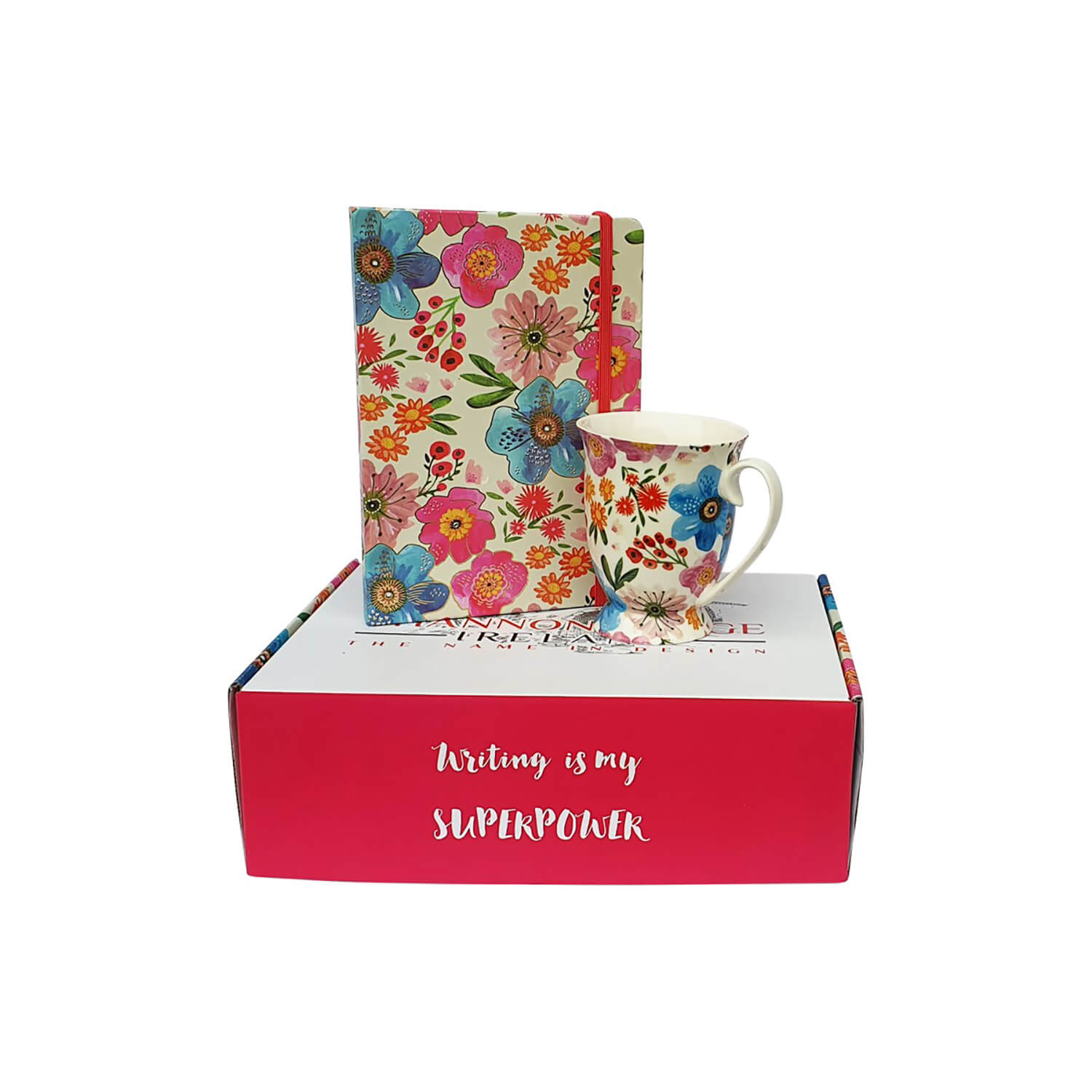 Shannonbridge Pottery Flower Power Mug & Journal Set 1 Shaws Department Stores