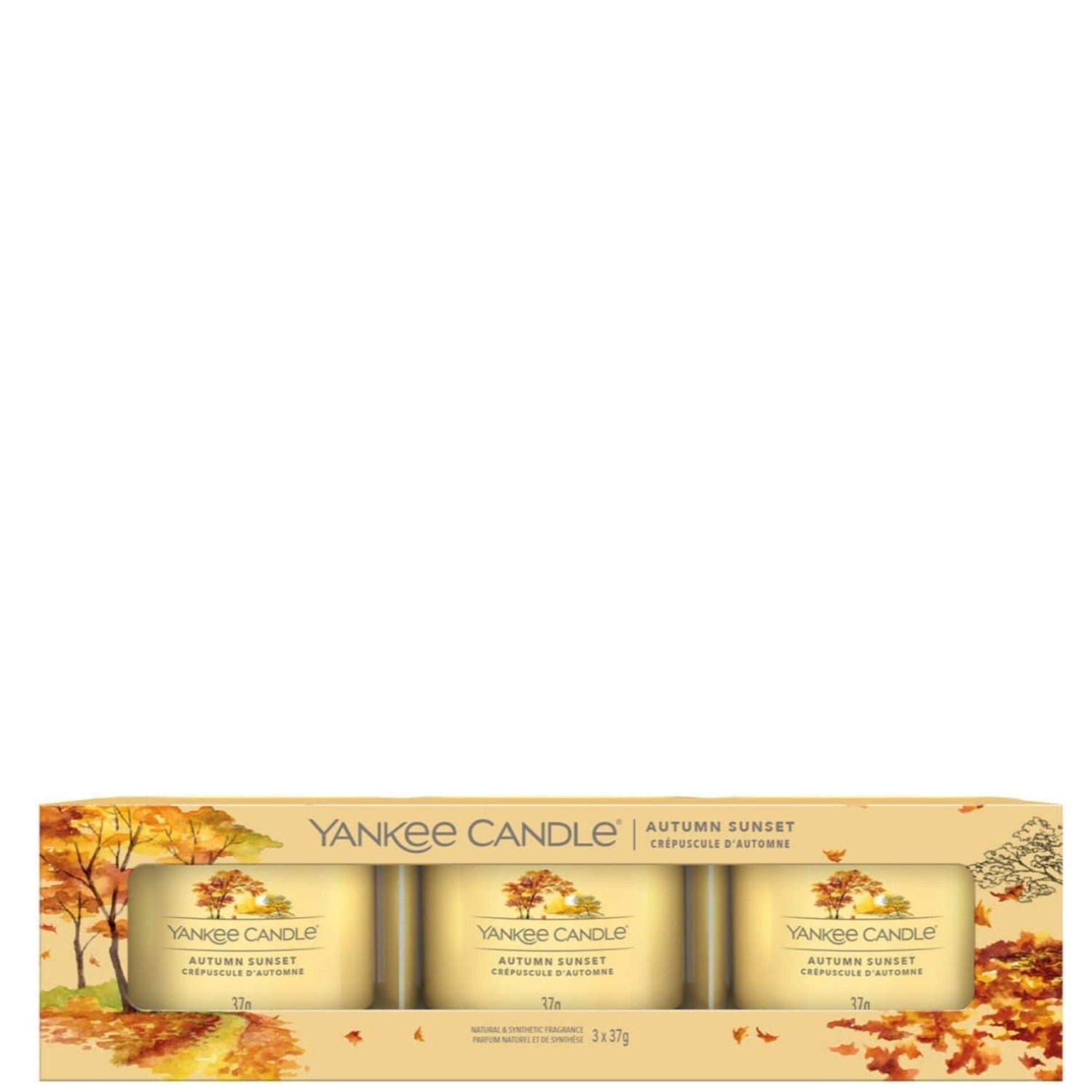 Yankee Candle Autumn Sunset - 3 pack votive set 1 Shaws Department Stores