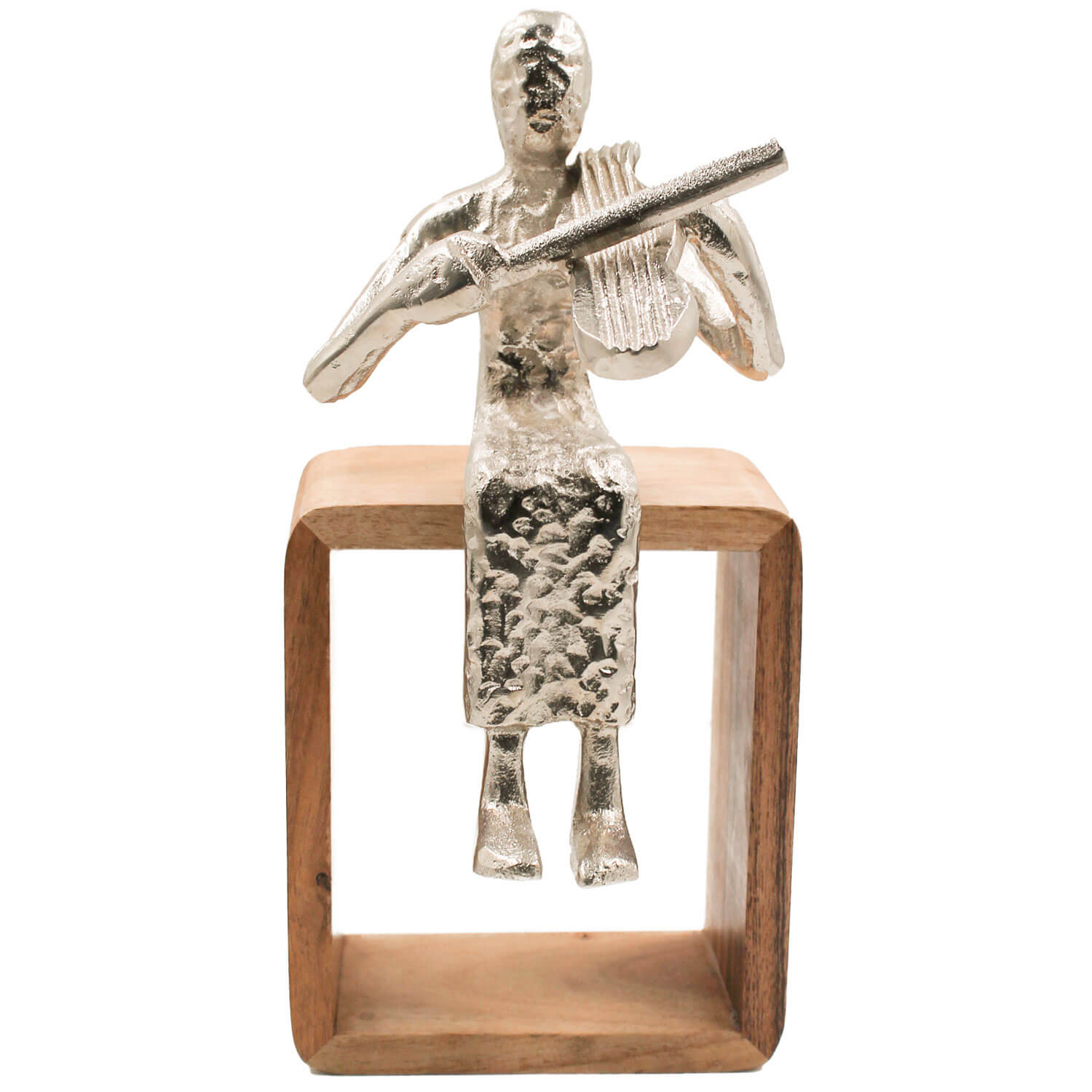 Tara Lane Sitting Musician Violin - Silver 1 Shaws Department Stores
