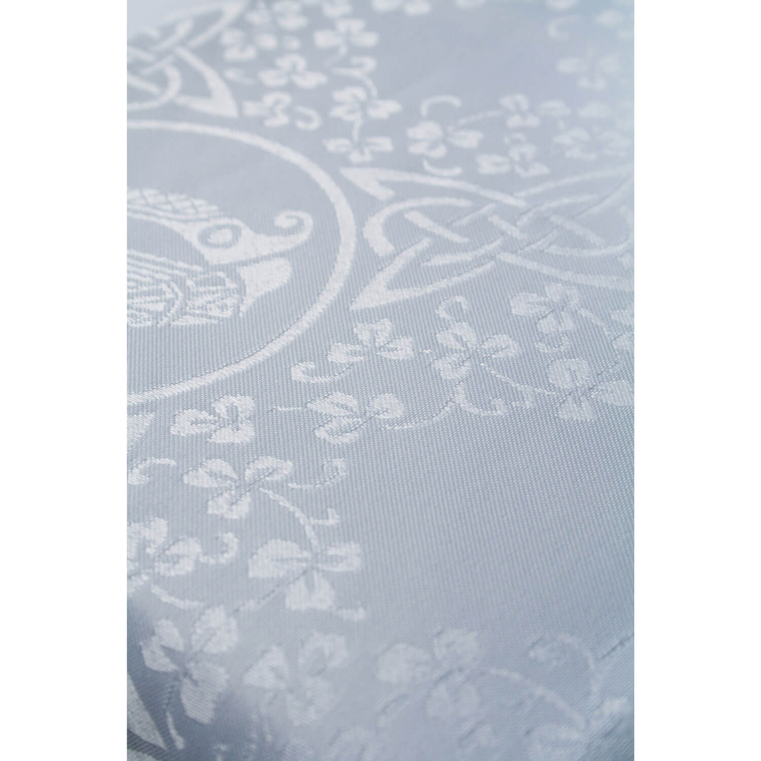 Samuel Lamont Easy care Damask Tablecloth - White - 70x90inches 4 Shaws Department Stores