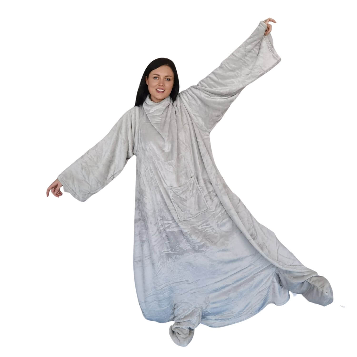 The Home Bedroom TV Blanket - Silver 1 Shaws Department Stores