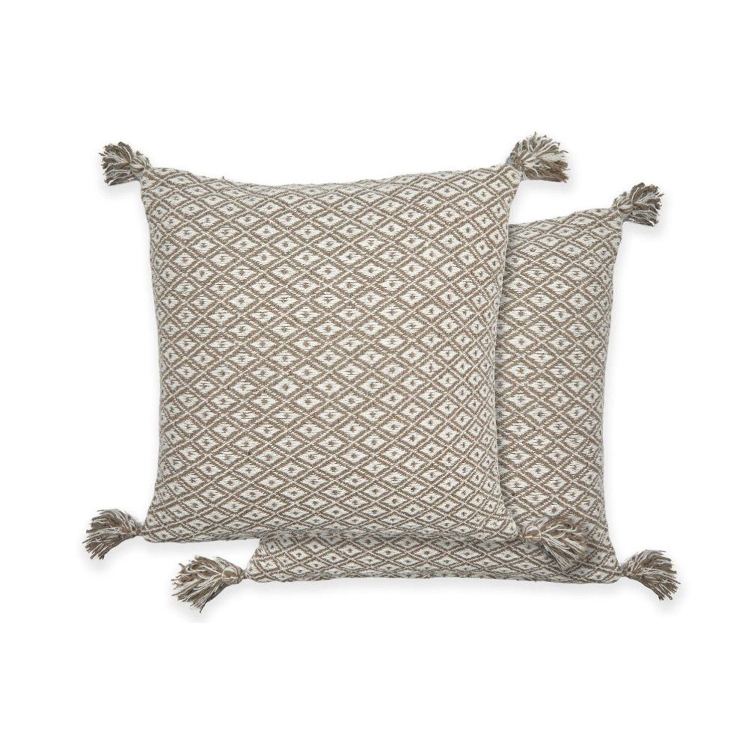 The Home Living Room Casablanca Cushion Cover - Taupe 1 Shaws Department Stores
