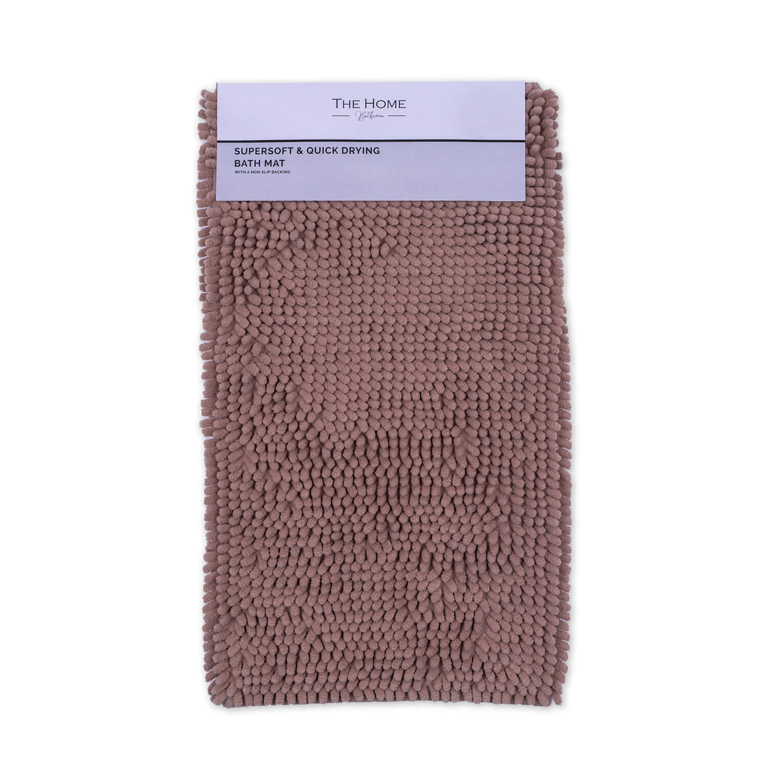 The Home Bathroom Chenille Bath Mat - Brown 1 Shaws Department Stores
