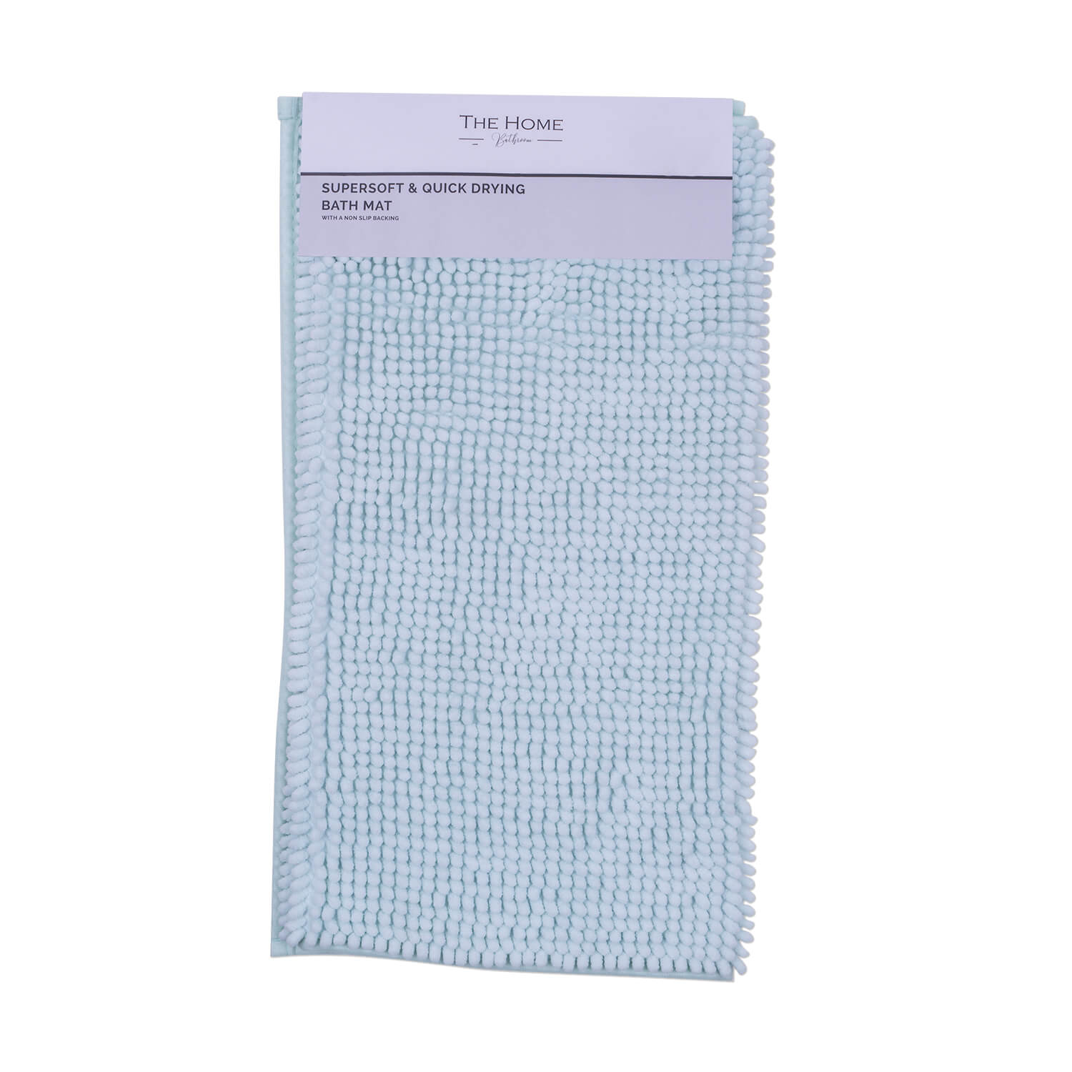 The Home Bathroom Chenille Bath Mat - Mint 1 Shaws Department Stores