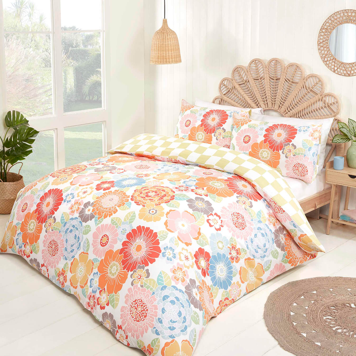 The Home Bedroom Hippy Duvet Cover Set 1 Shaws Department Stores
