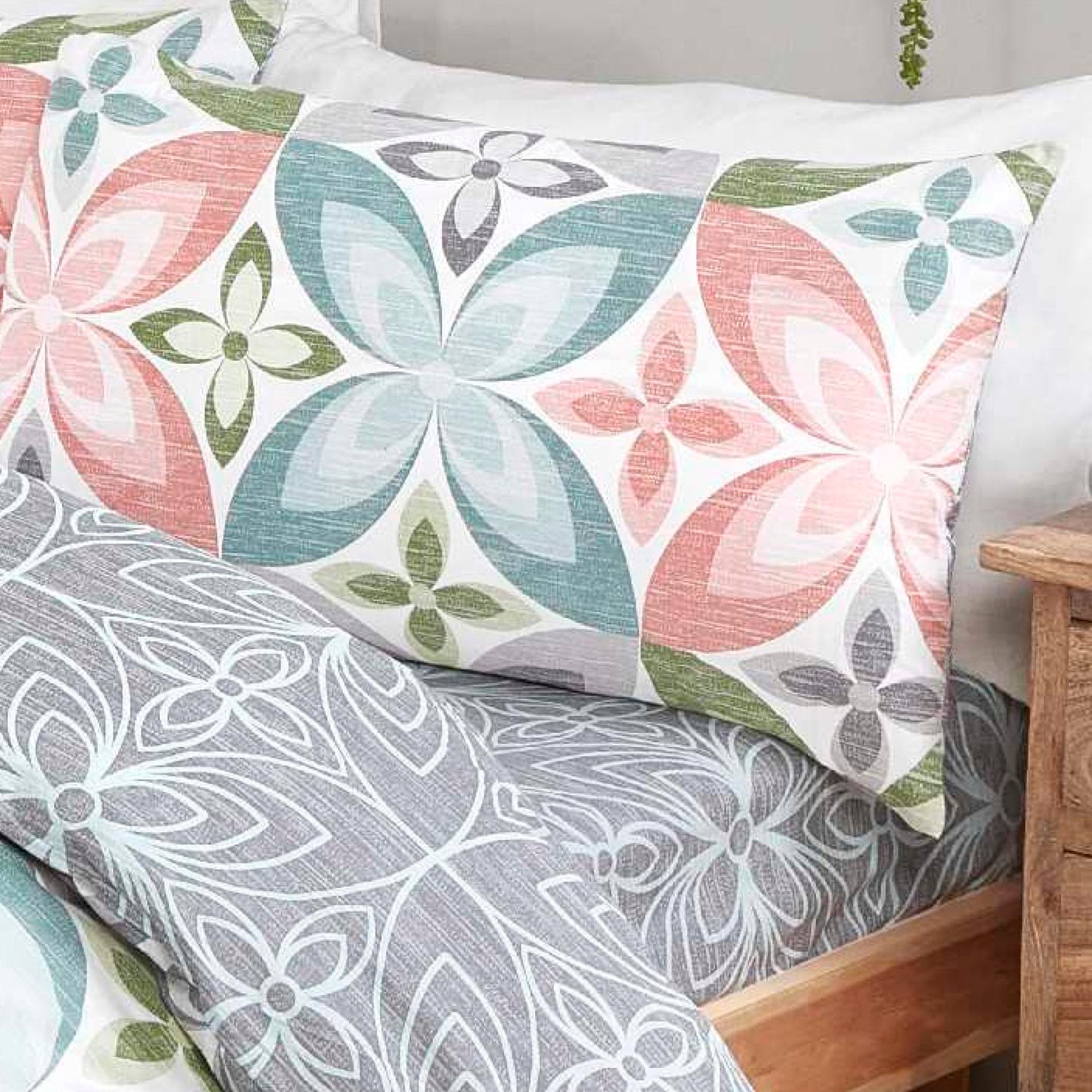 The Home Bedroom Retro Fitted Sheet 1 Shaws Department Stores