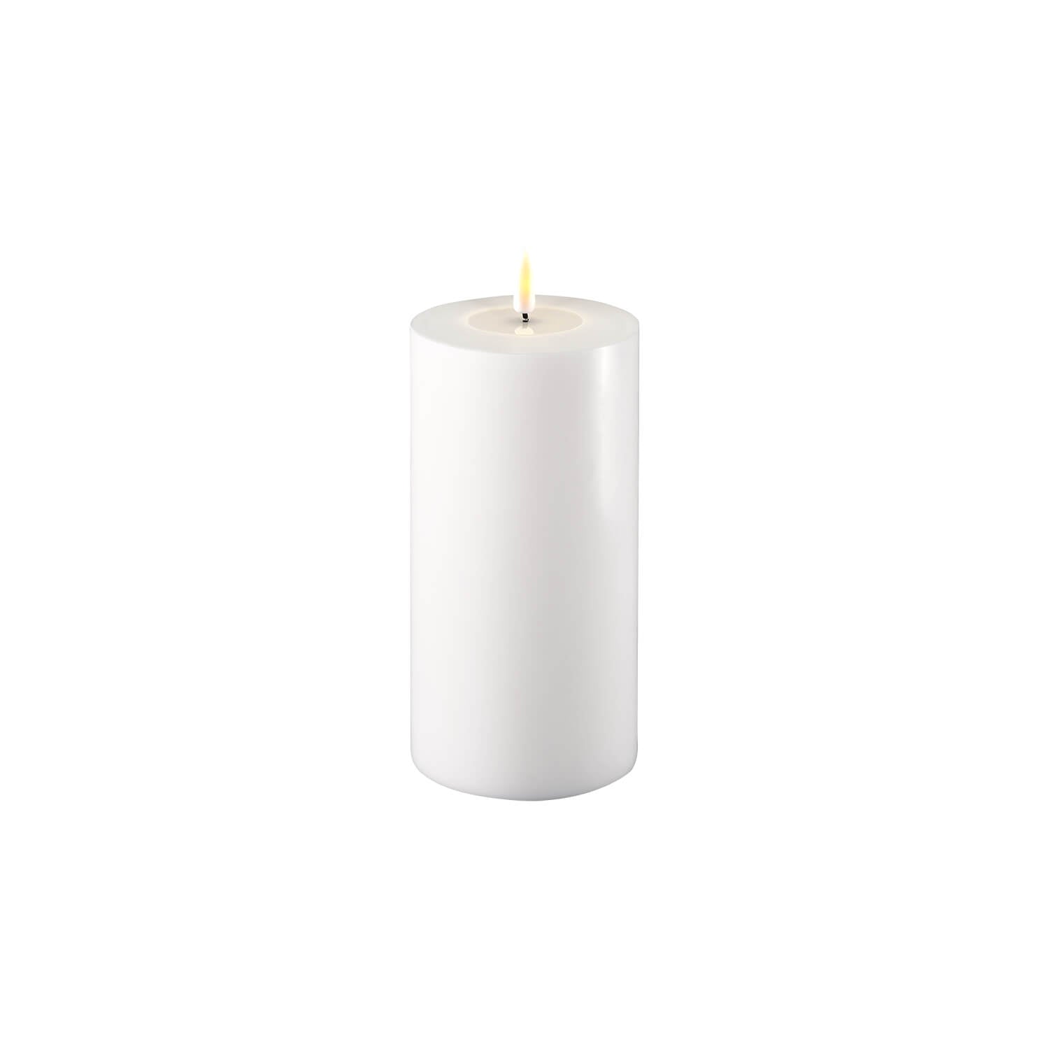 The Home Collection Deluxe LED Candle 10cm x 20cm - White 1 Shaws Department Stores