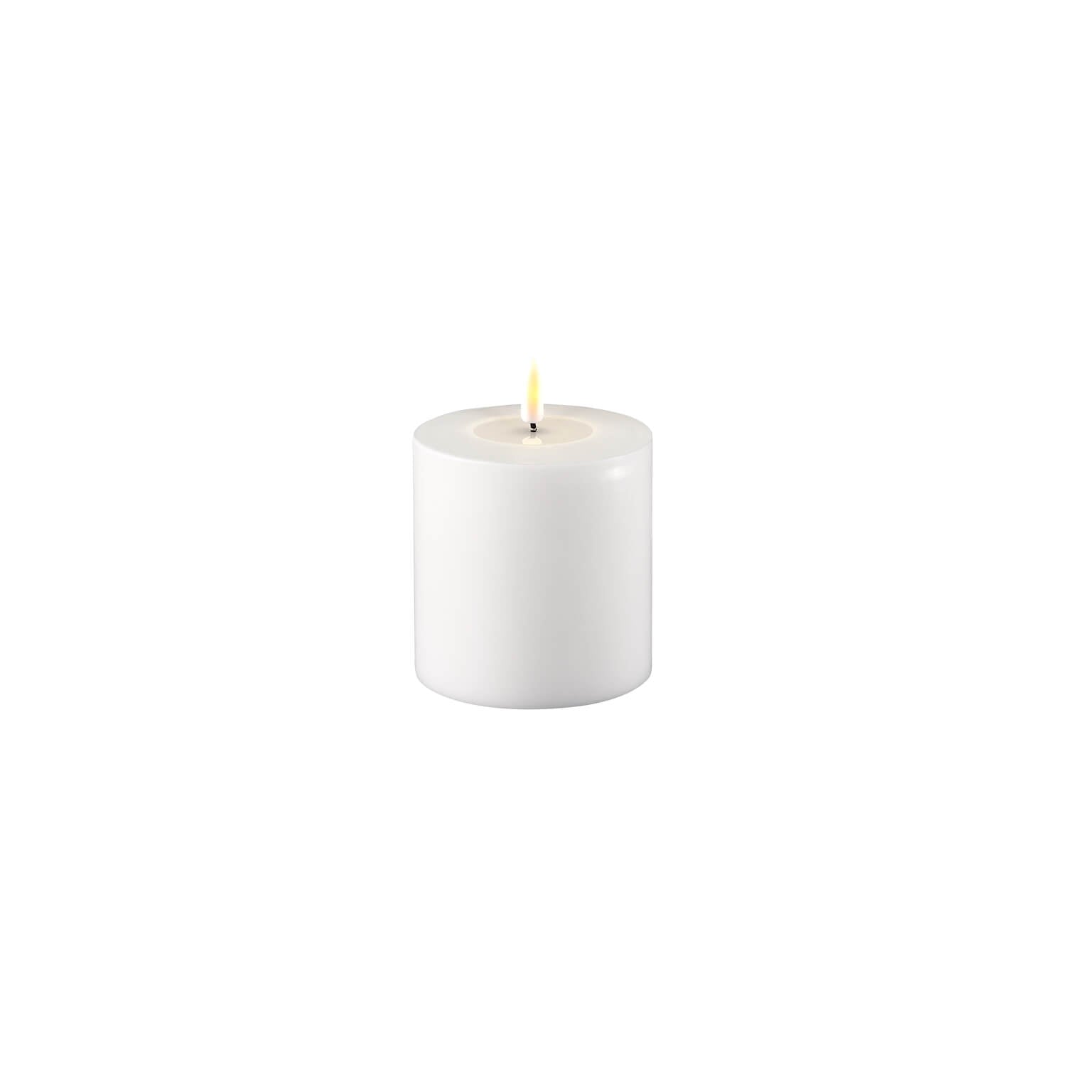 The Home Collection Deluxe LED Candle 10cm x 10cm - White 1 Shaws Department Stores