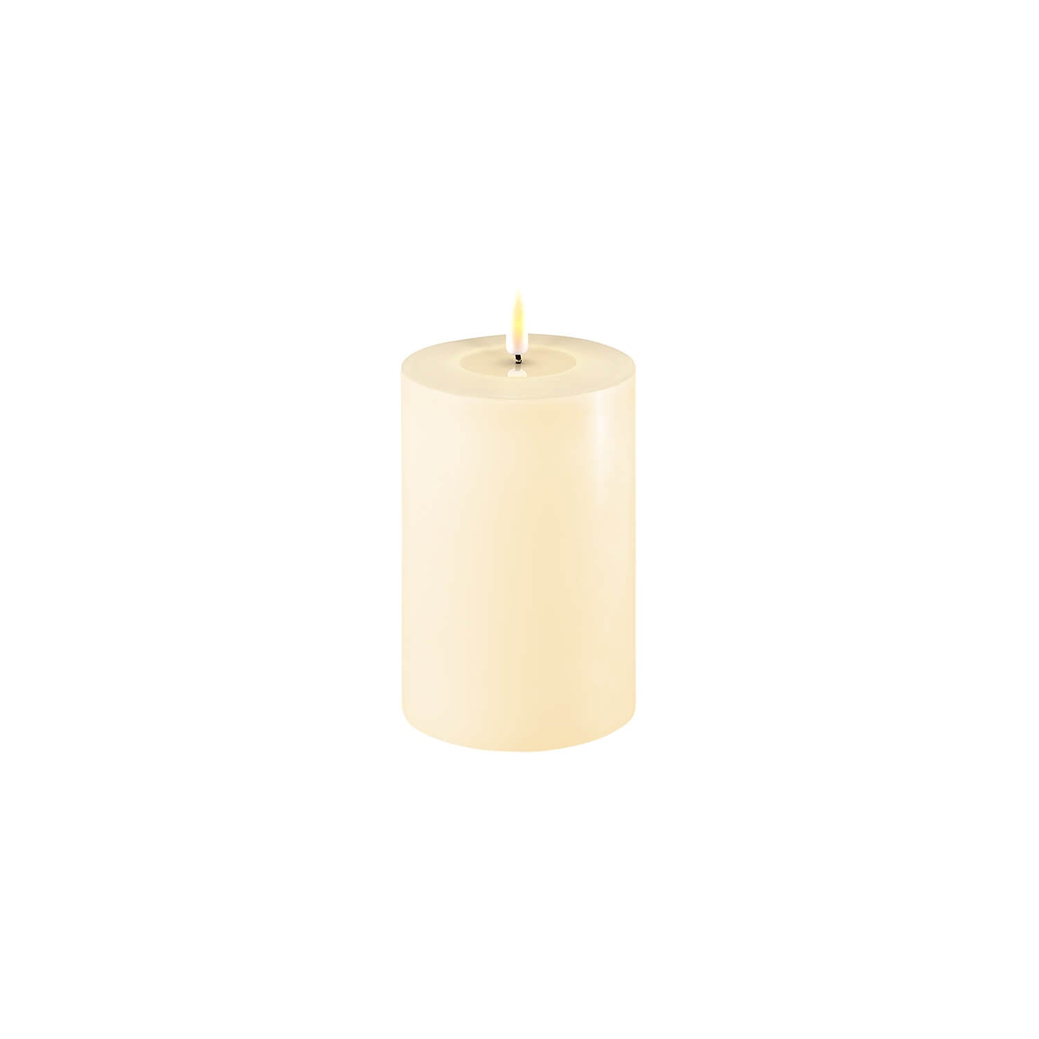 The Home Collection Deluxe LED Candle 10cm x 15cm - Cream 1 Shaws Department Stores