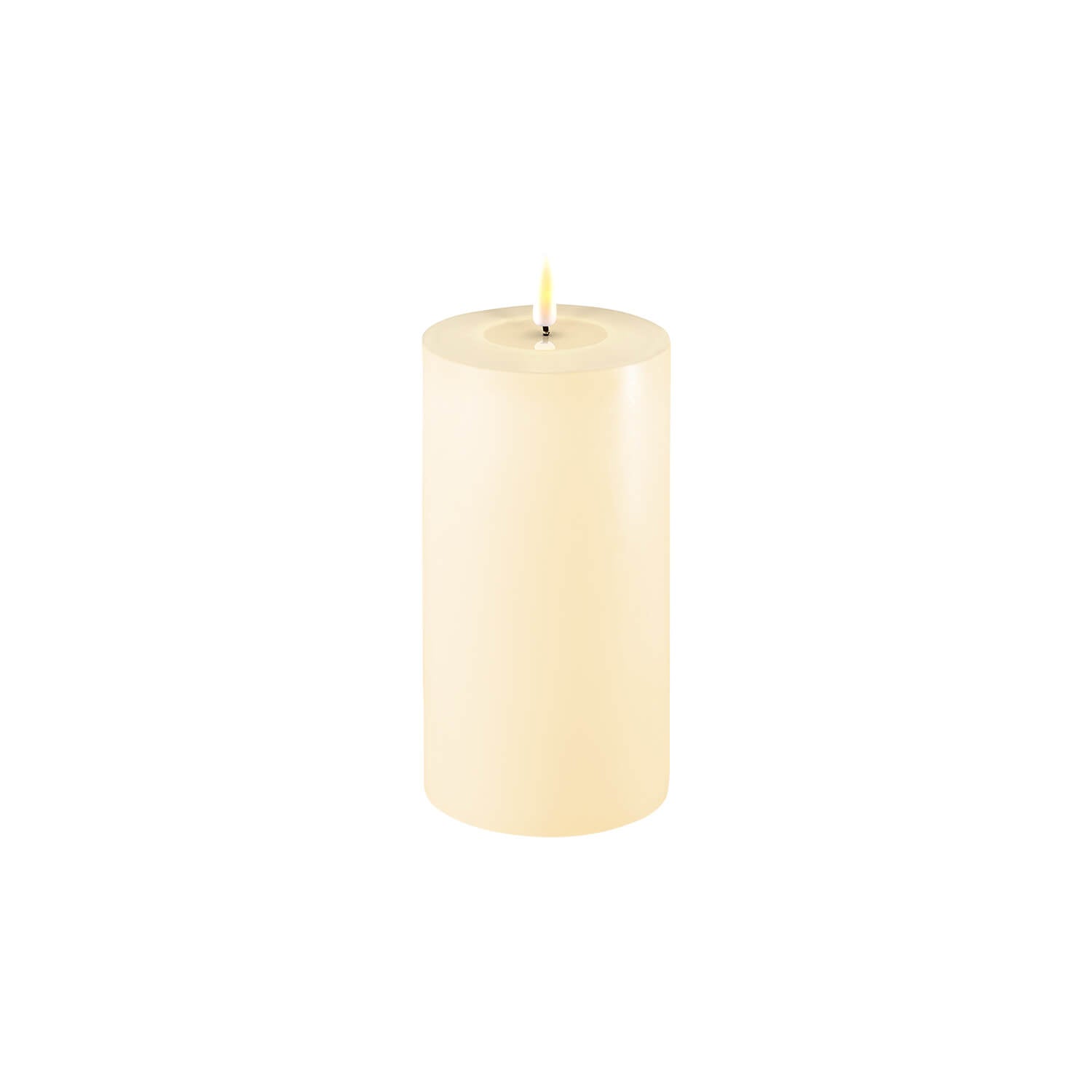 The Home Collection Deluxe LED Candle 10cm x 20cm - Cream 1 Shaws Department Stores