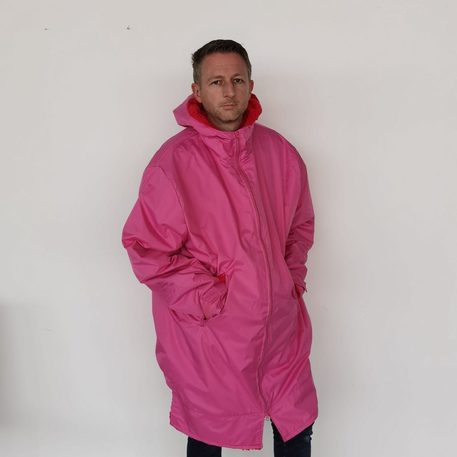 The Home Dry Changing Robe - Pink / Red 2 Shaws Department Stores