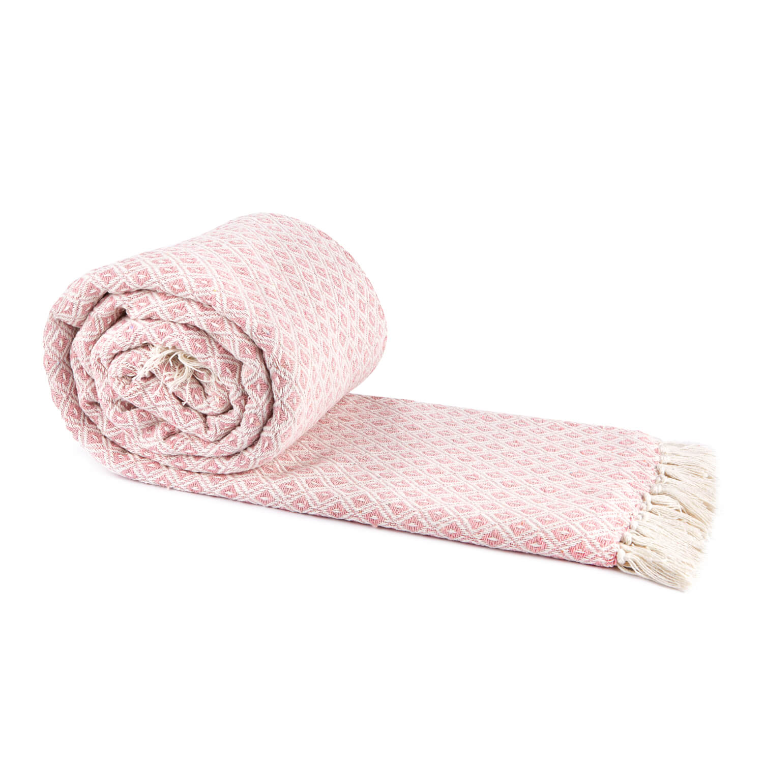 The Home Living Room Casablanca Throw 50cm x 60cm - Blush 1 Shaws Department Stores