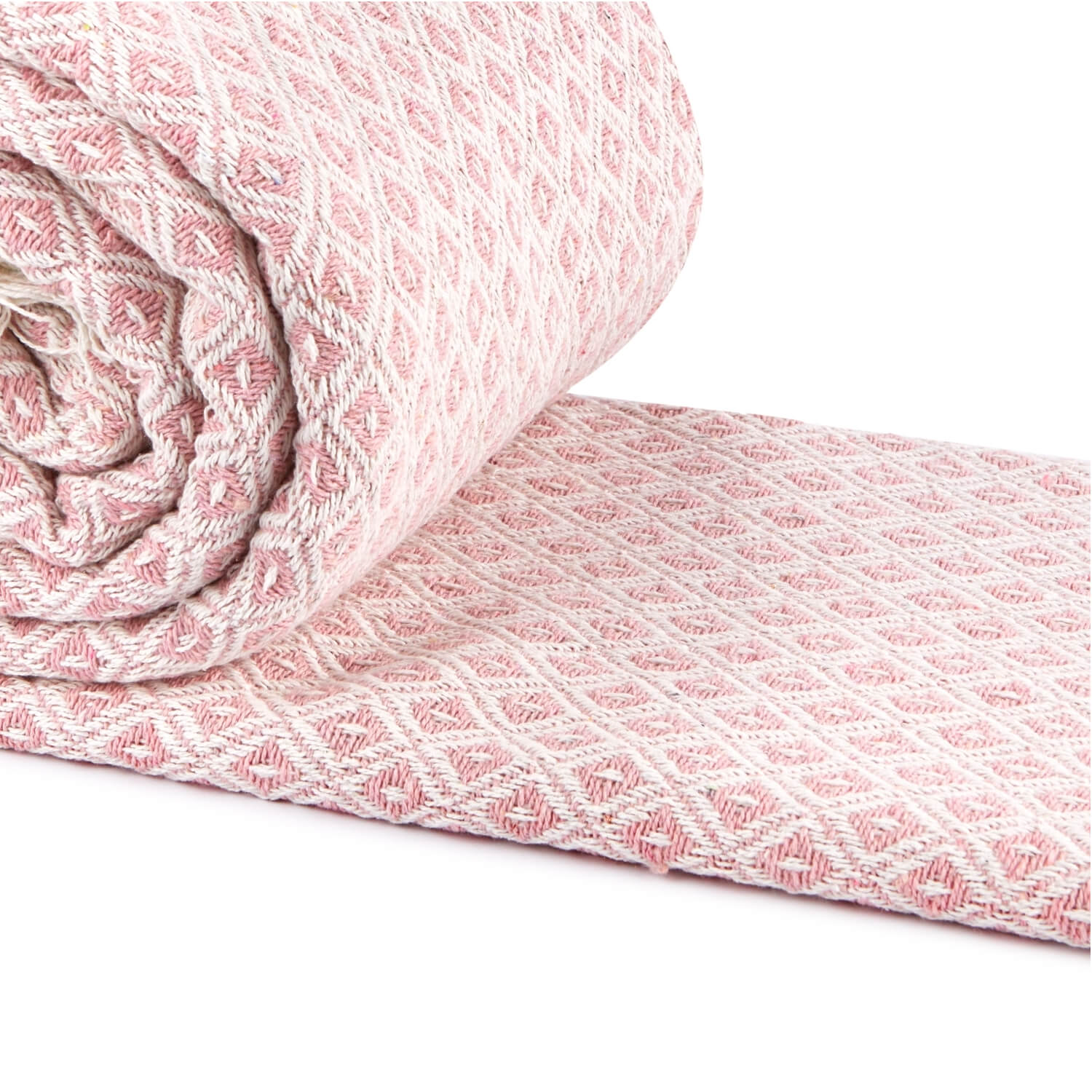 The Home Living Room Casablanca Throw 50cm x 60cm - Blush 2 Shaws Department Stores