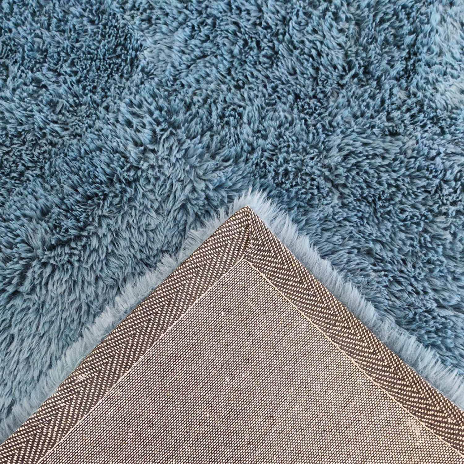 The Home Living Room Sheepskin Rug 120cm x 160cm - Blue 3 Shaws Department Stores