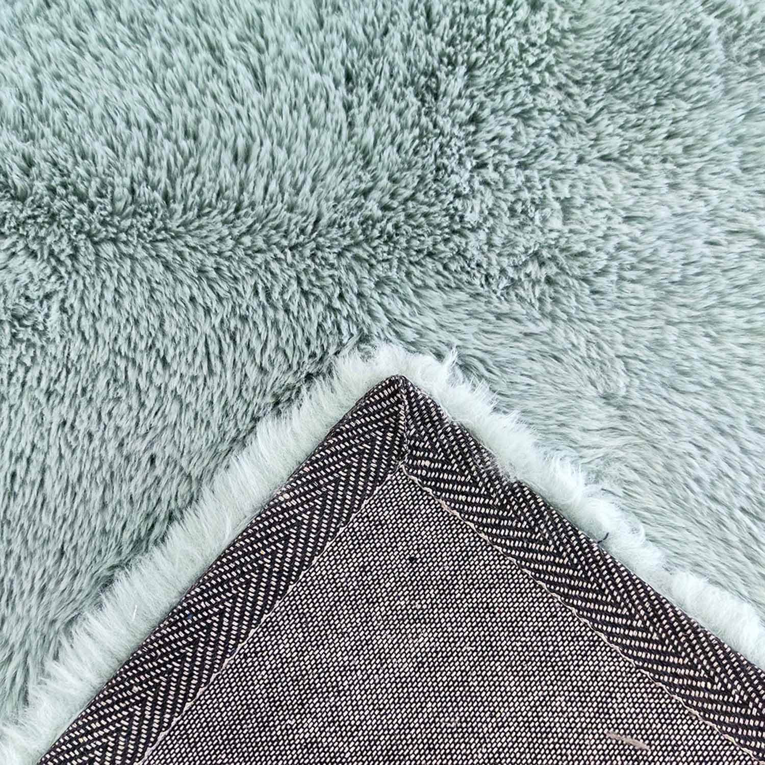 The Home Living Room Sheepskin Rug 120cm x 160cm - Green 3 Shaws Department Stores