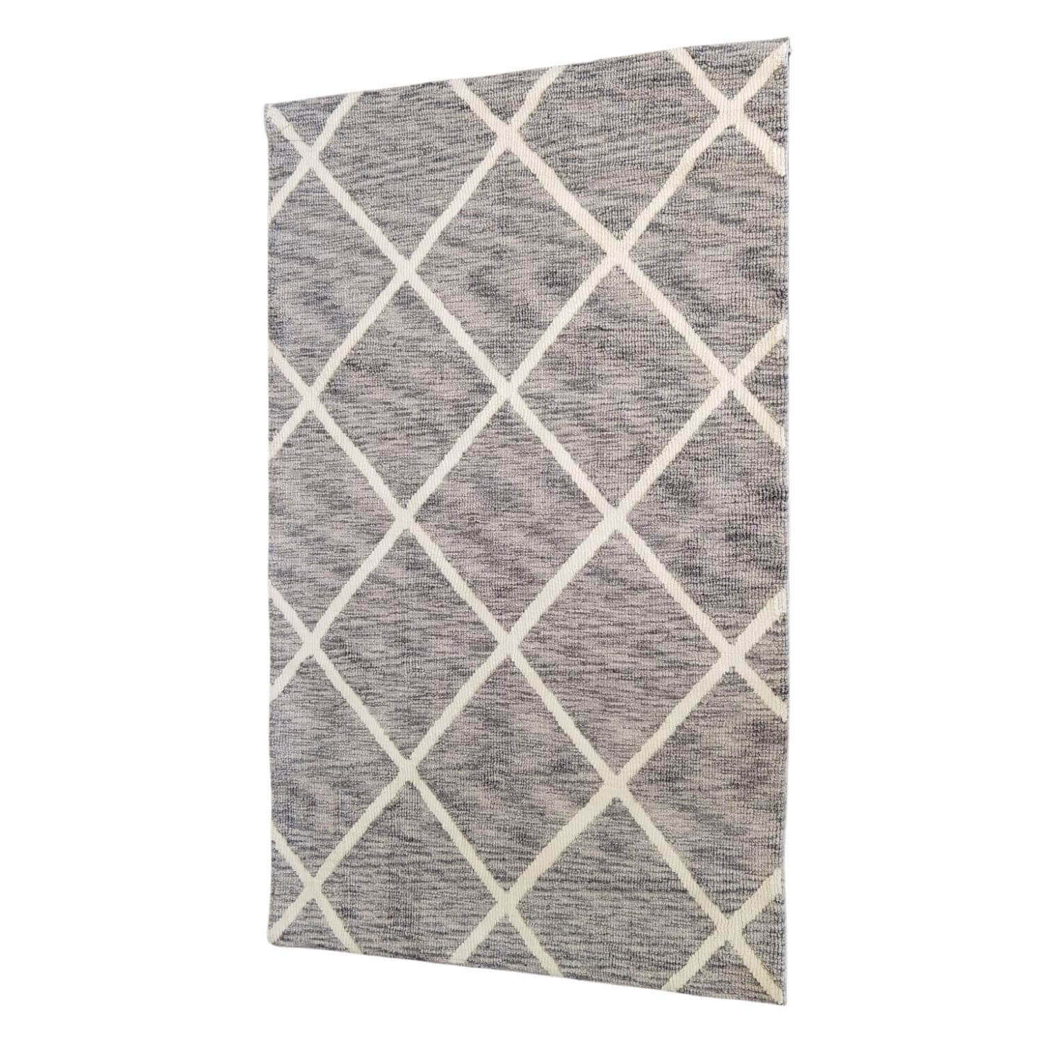 The Home Living Room Sloopy Rug 80x140cm - Grey / White 3 Shaws Department Stores