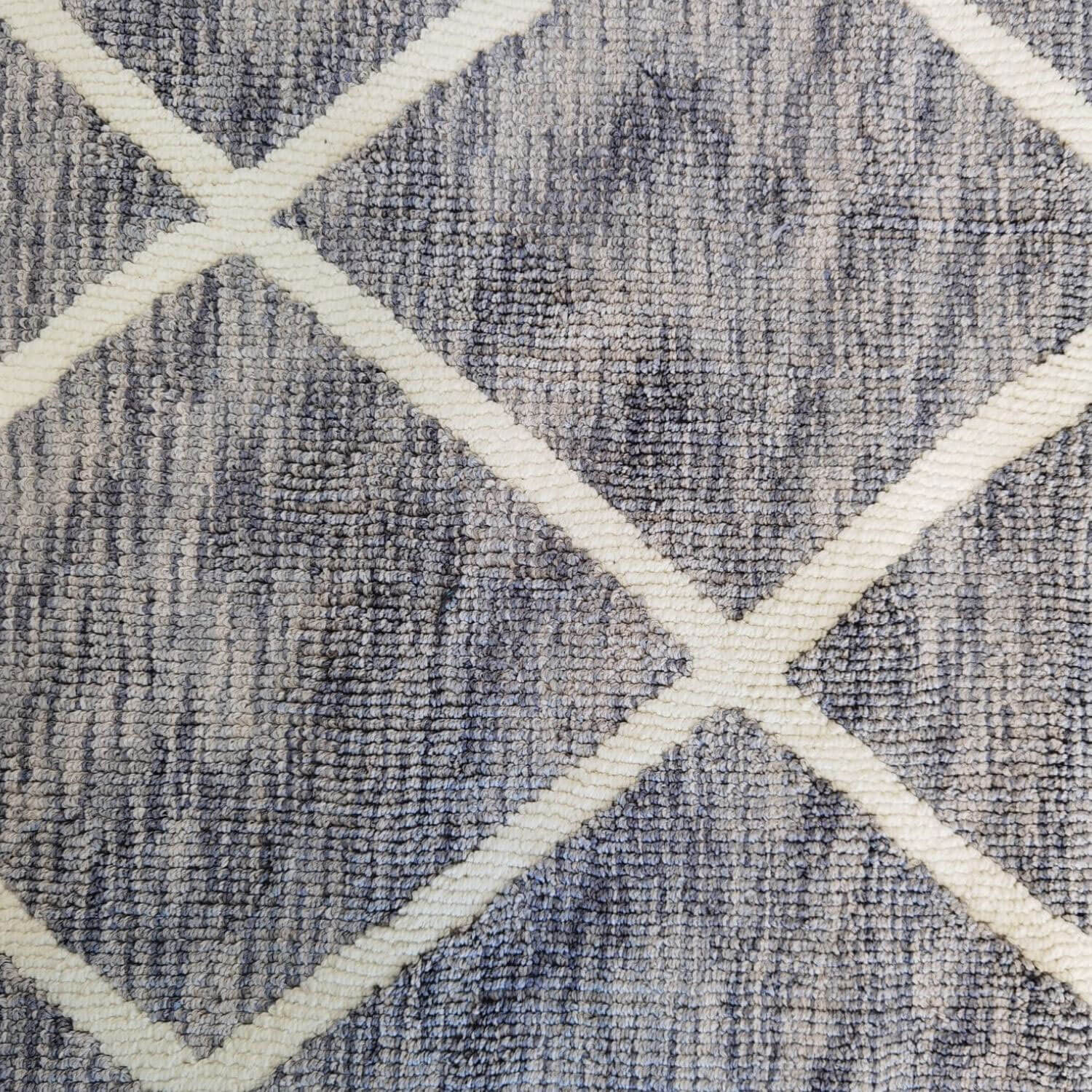 The Home Living Room Sloopy Rug 80x140cm - Grey / White 1 Shaws Department Stores