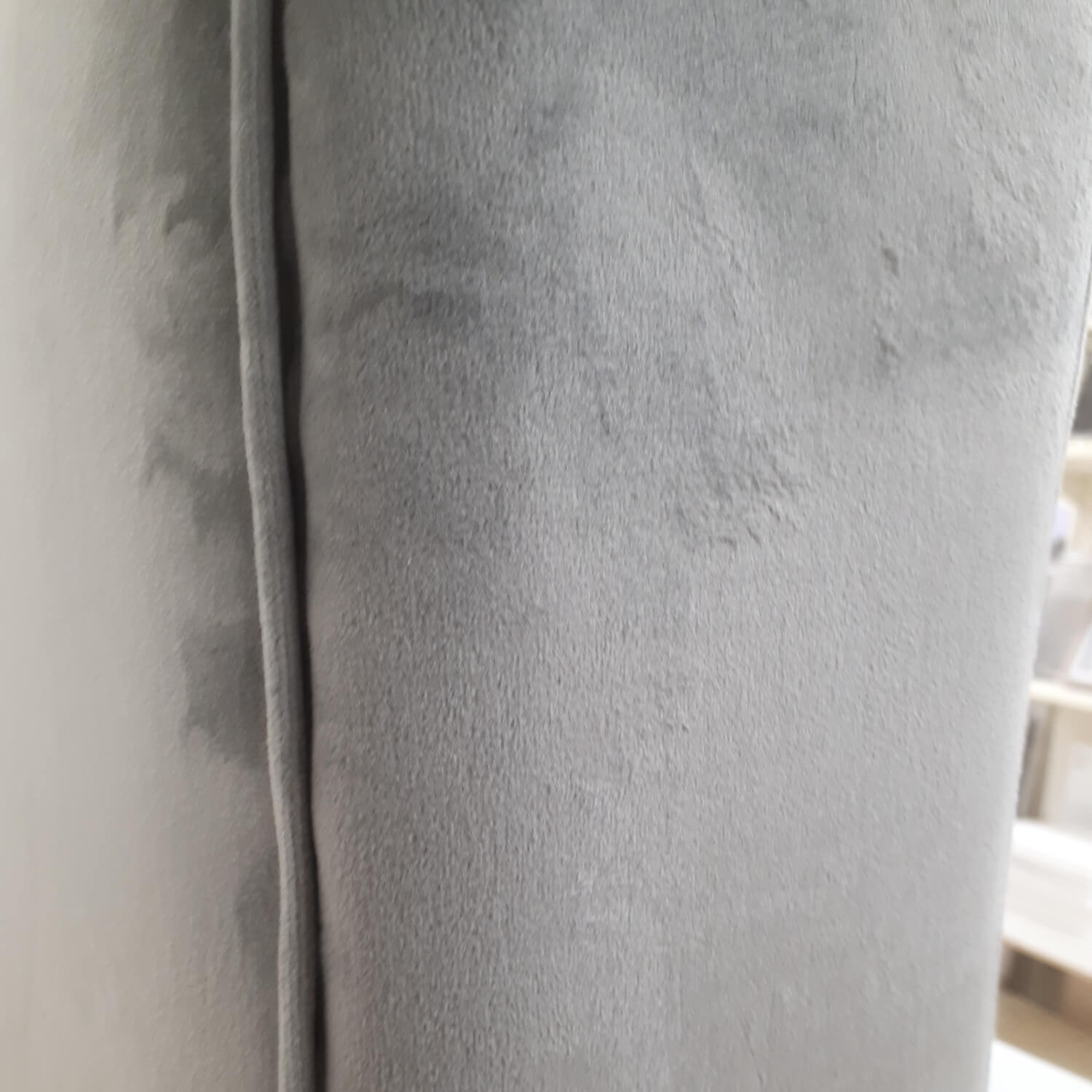 The Home Kitchen Velvet Barstool - Grey 4 Shaws Department Stores