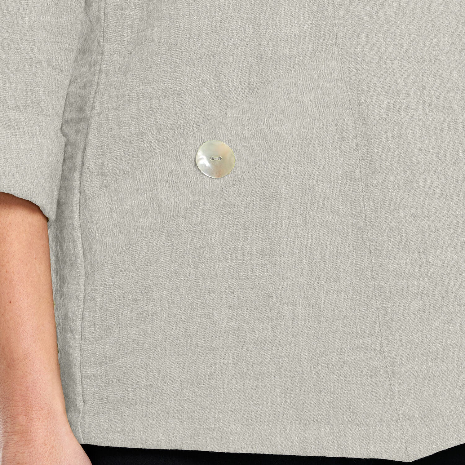 Penny Plain Asymmetric Hem Salt & Pepper Top 7 Shaws Department Stores