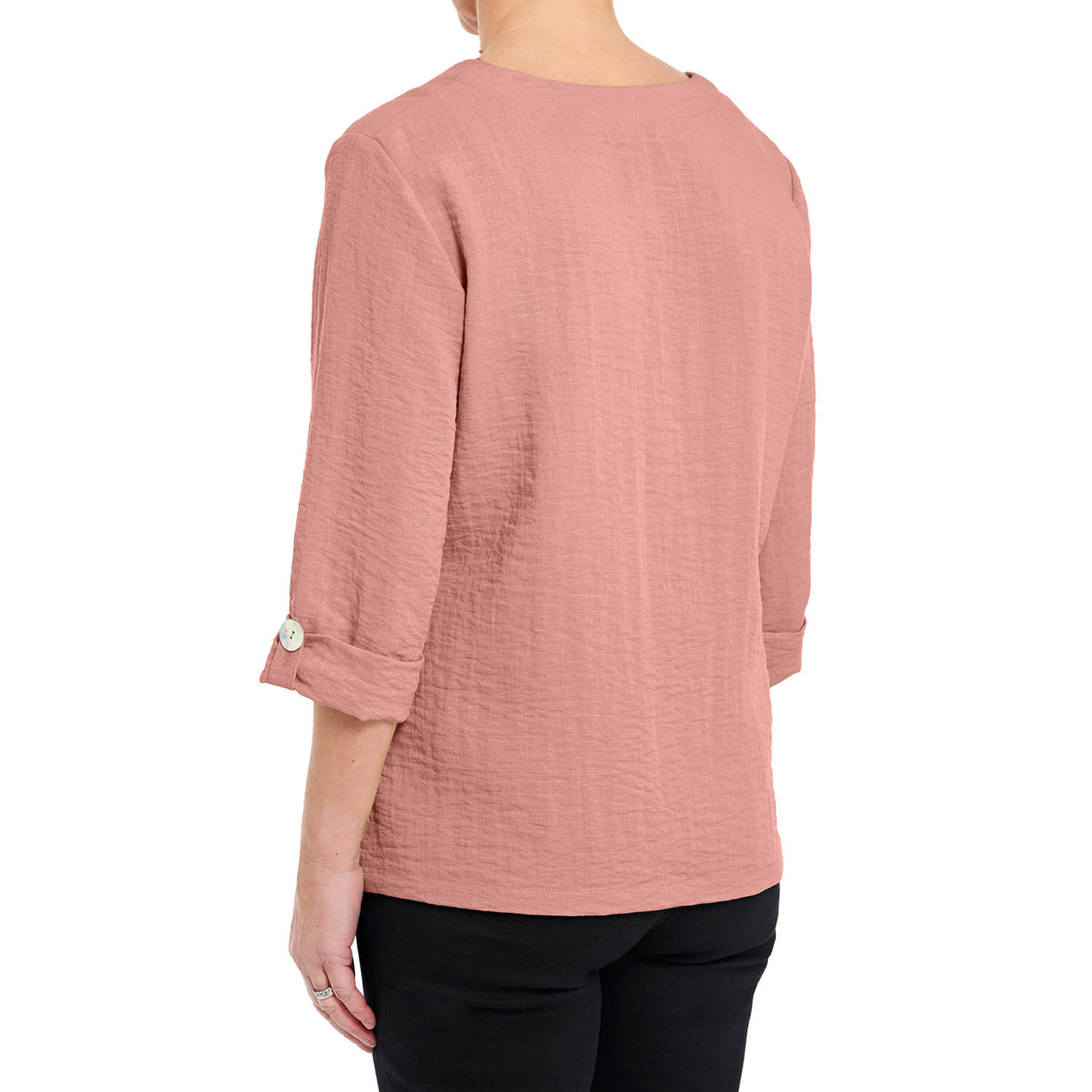 Penny Plain Asymmetric Hem Top - Dusk 5 Shaws Department Stores