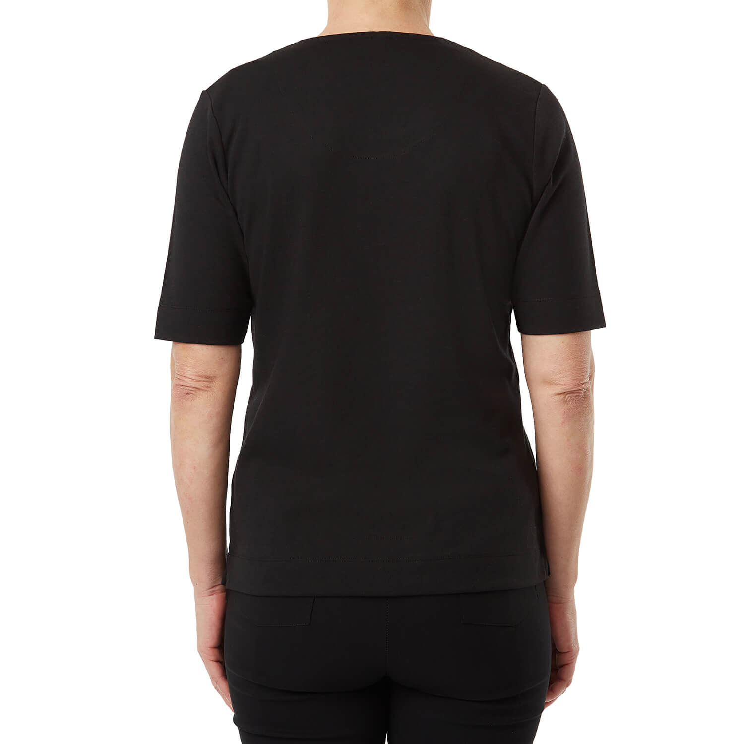 Penny Plain Essential T-Shirt - Black 5 Shaws Department Stores