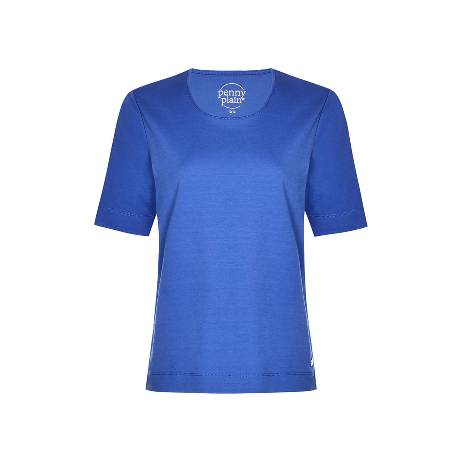 Penny Plain Essential T-Shirt - Blue 1 Shaws Department Stores