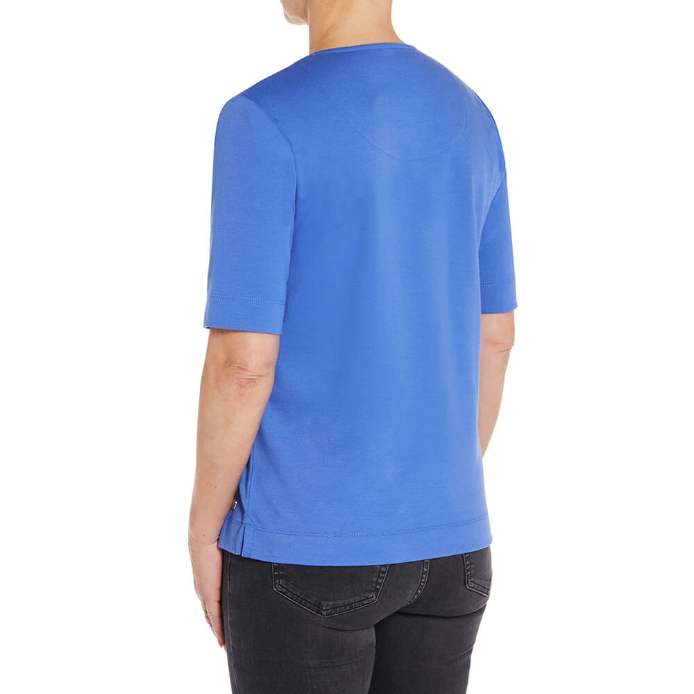 Penny Plain Essential T-Shirt - Blue 4 Shaws Department Stores