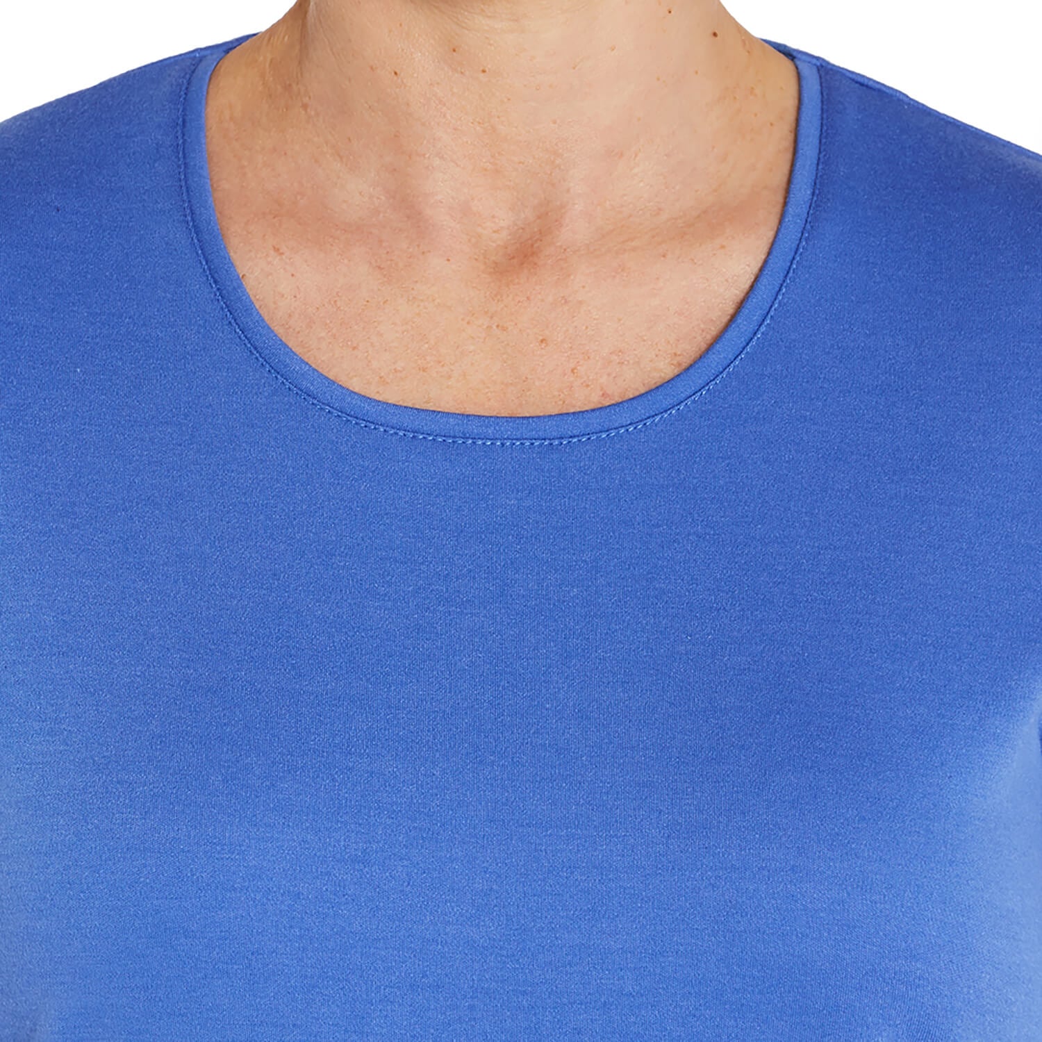 Penny Plain Essential T-Shirt - Blue 2 Shaws Department Stores