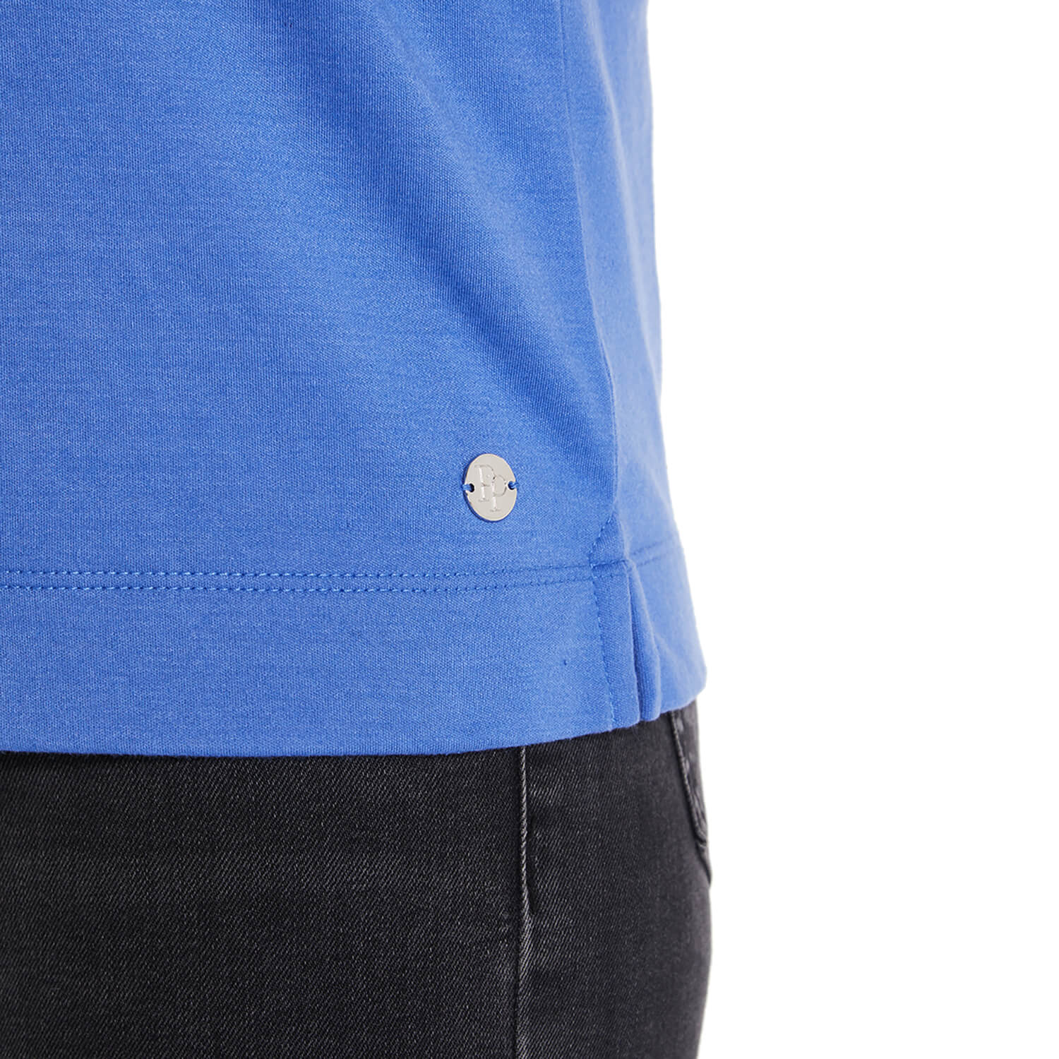 Penny Plain Essential T-Shirt - Blue 5 Shaws Department Stores