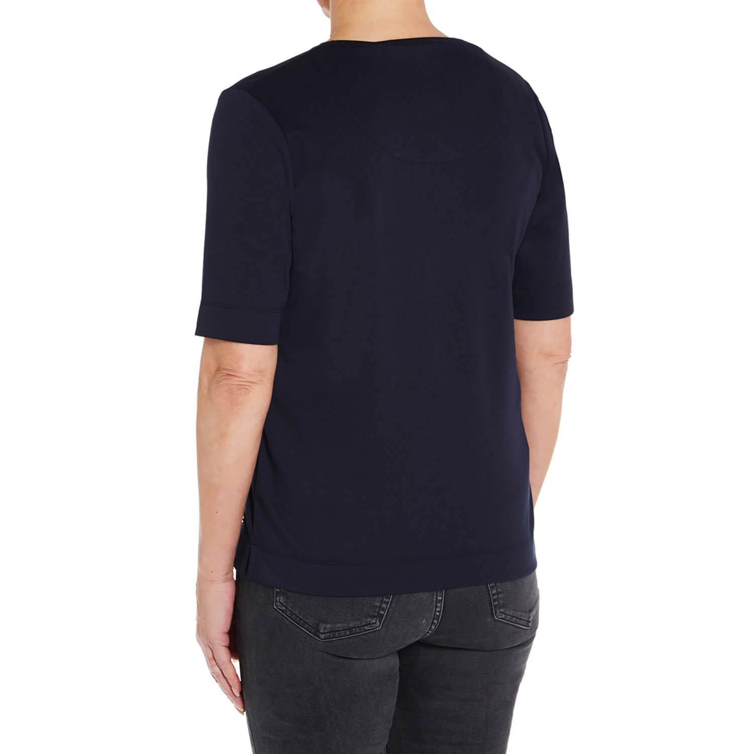 Penny Plain Essential T-Shirt - Navy 4 Shaws Department Stores
