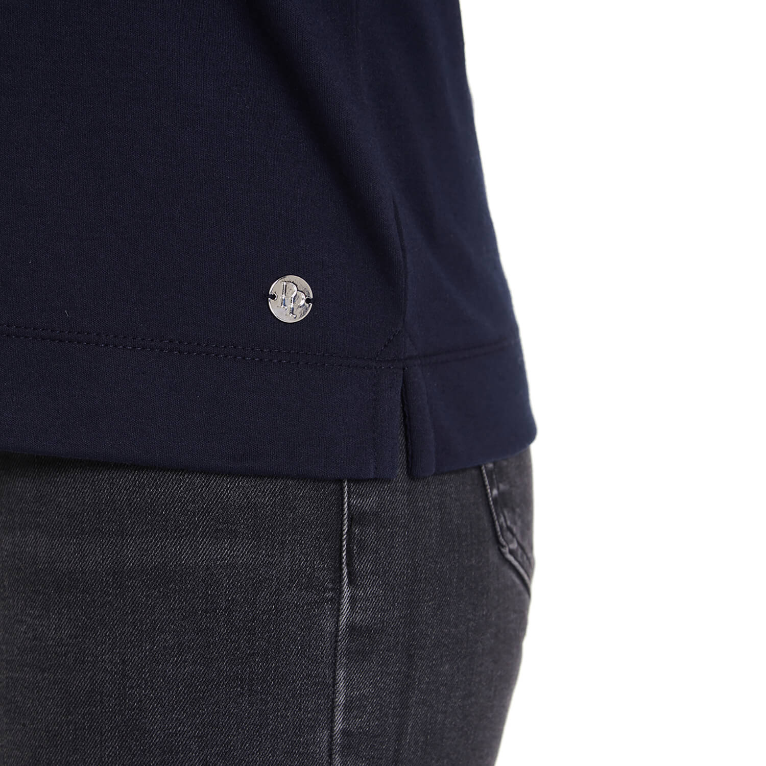 Penny Plain Essential T-Shirt - Navy 5 Shaws Department Stores