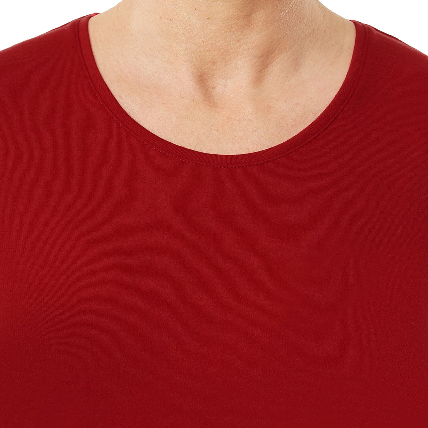 Penny Plain Essential T-Shirt - Red 4 Shaws Department Stores