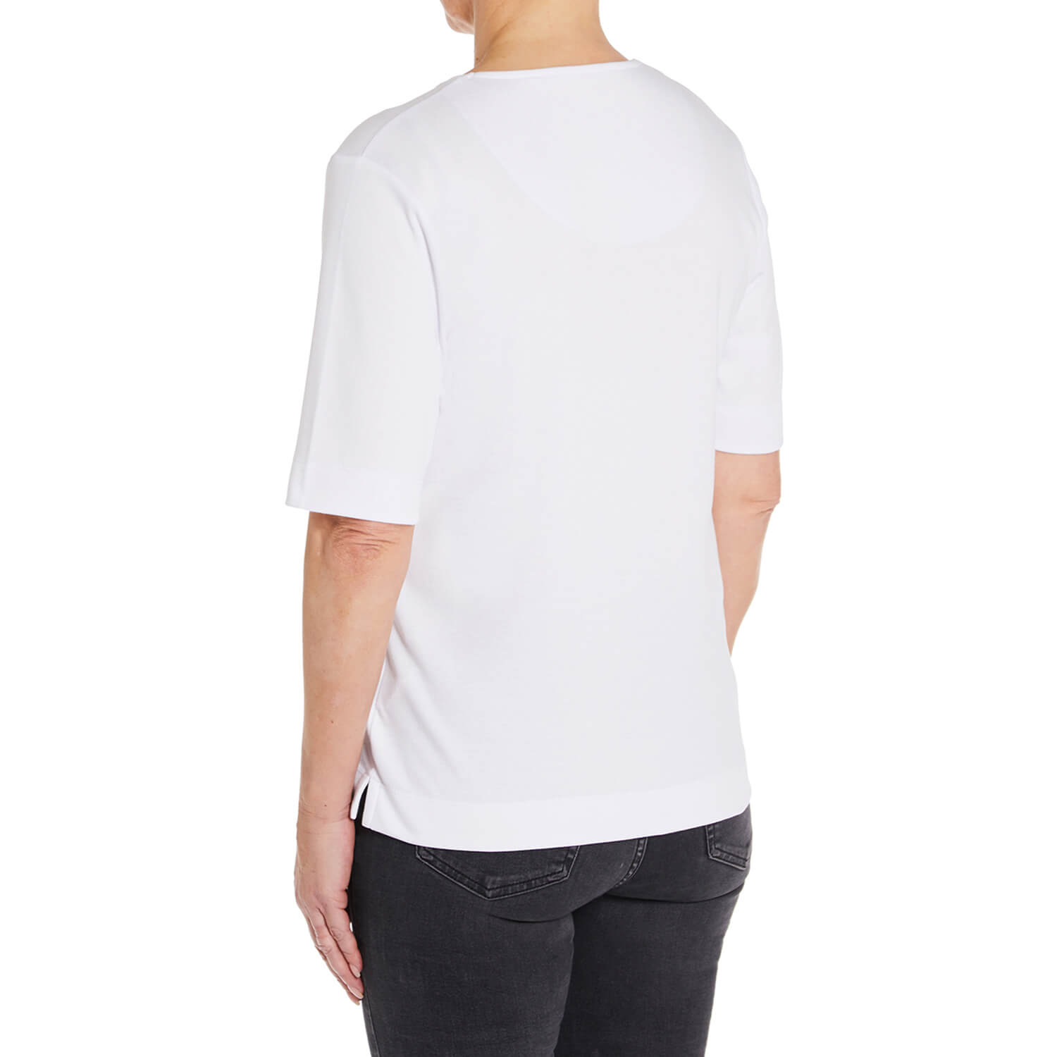 Penny Plain Essential T-Shirt - White 4 Shaws Department Stores