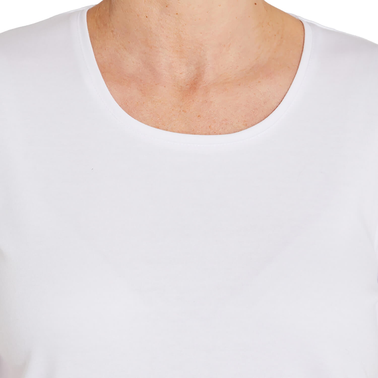 Penny Plain Essential T-Shirt - White 2 Shaws Department Stores