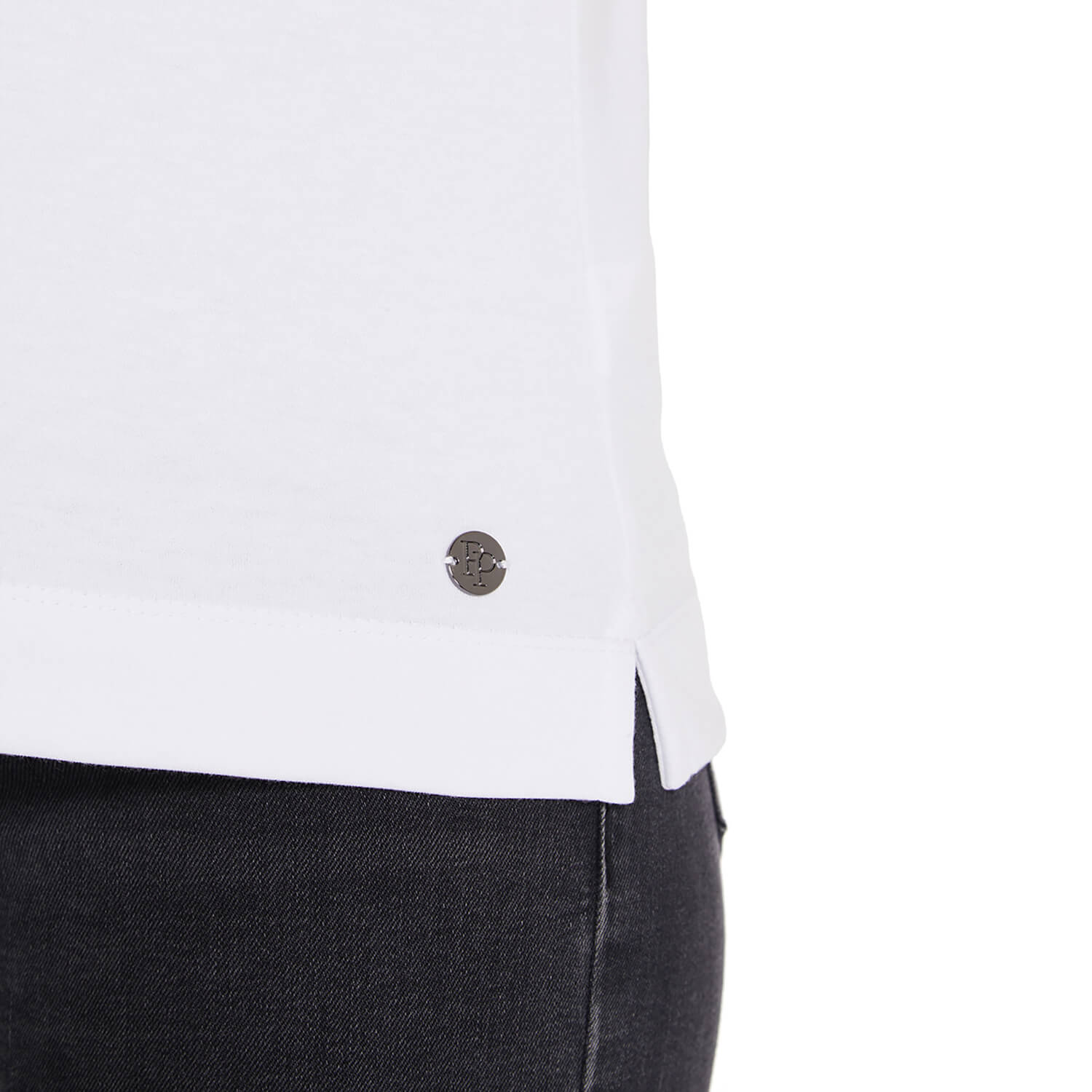 Penny Plain Essential T-Shirt - White 5 Shaws Department Stores