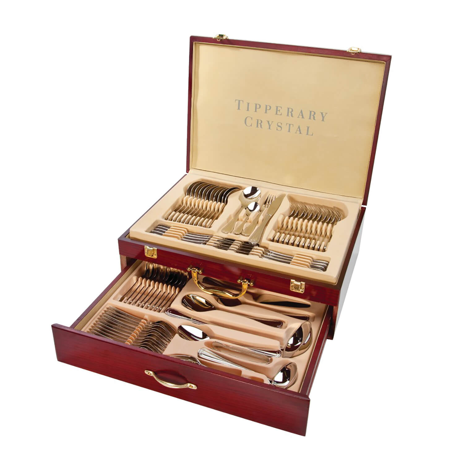 Tipperary Crystal Elegance 72-Piece Cutlery Canteen 1 Shaws Department Stores